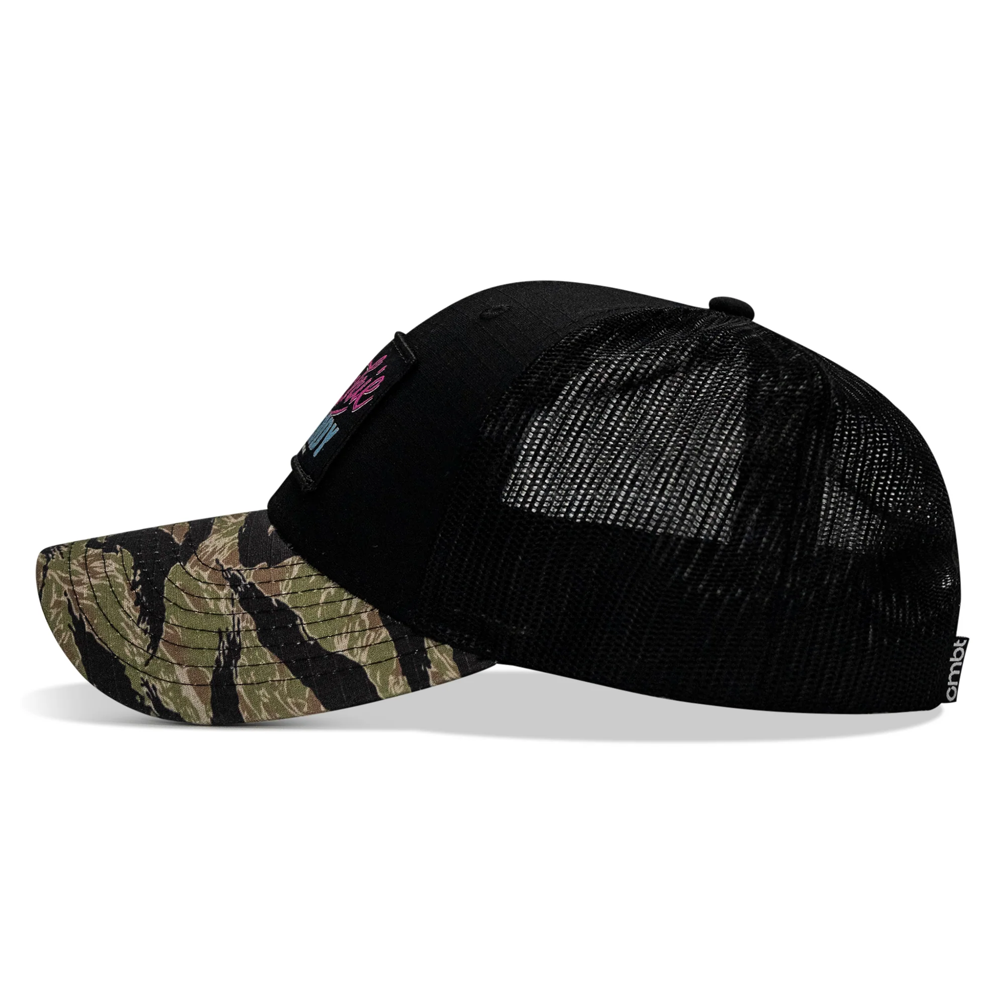 Hoochie Daddy Retro Script Patch Original Ripstop Snapback Hat - Image 6