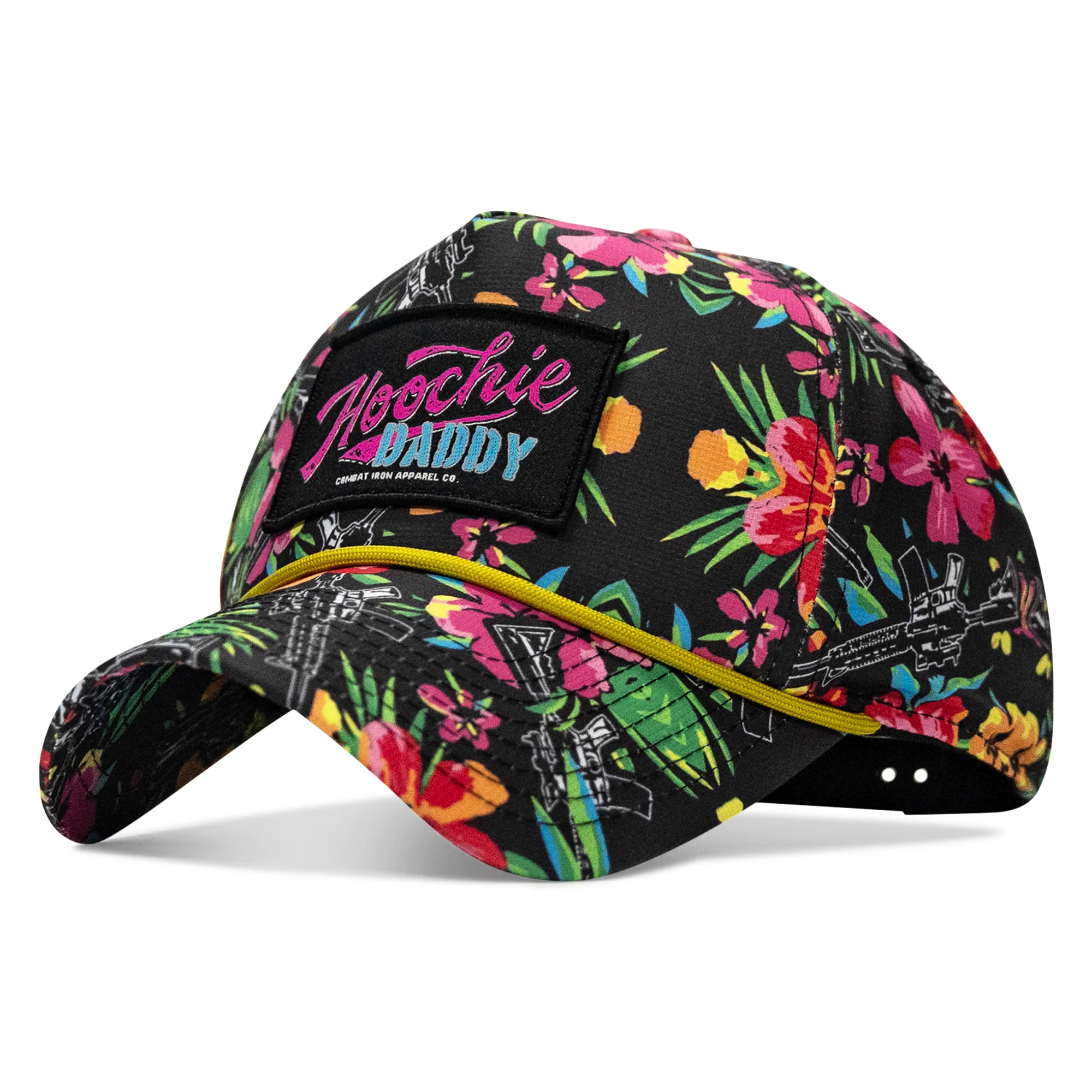 Hoochie Daddy Retro Script Patch Weekender Snapback - Image 2