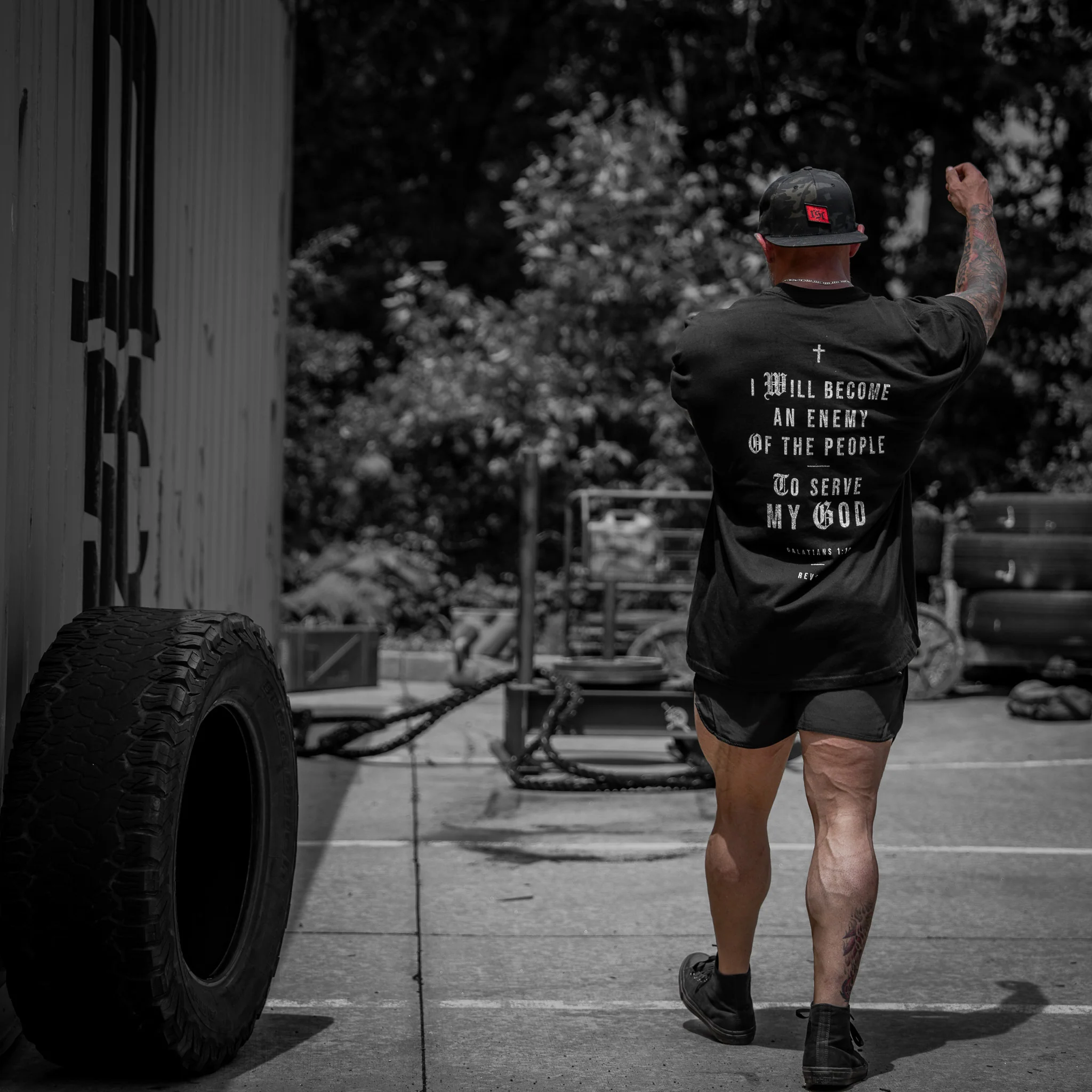 I Will Become An Enemy To The People Heavyweight Men's T-Shirt - Image 6