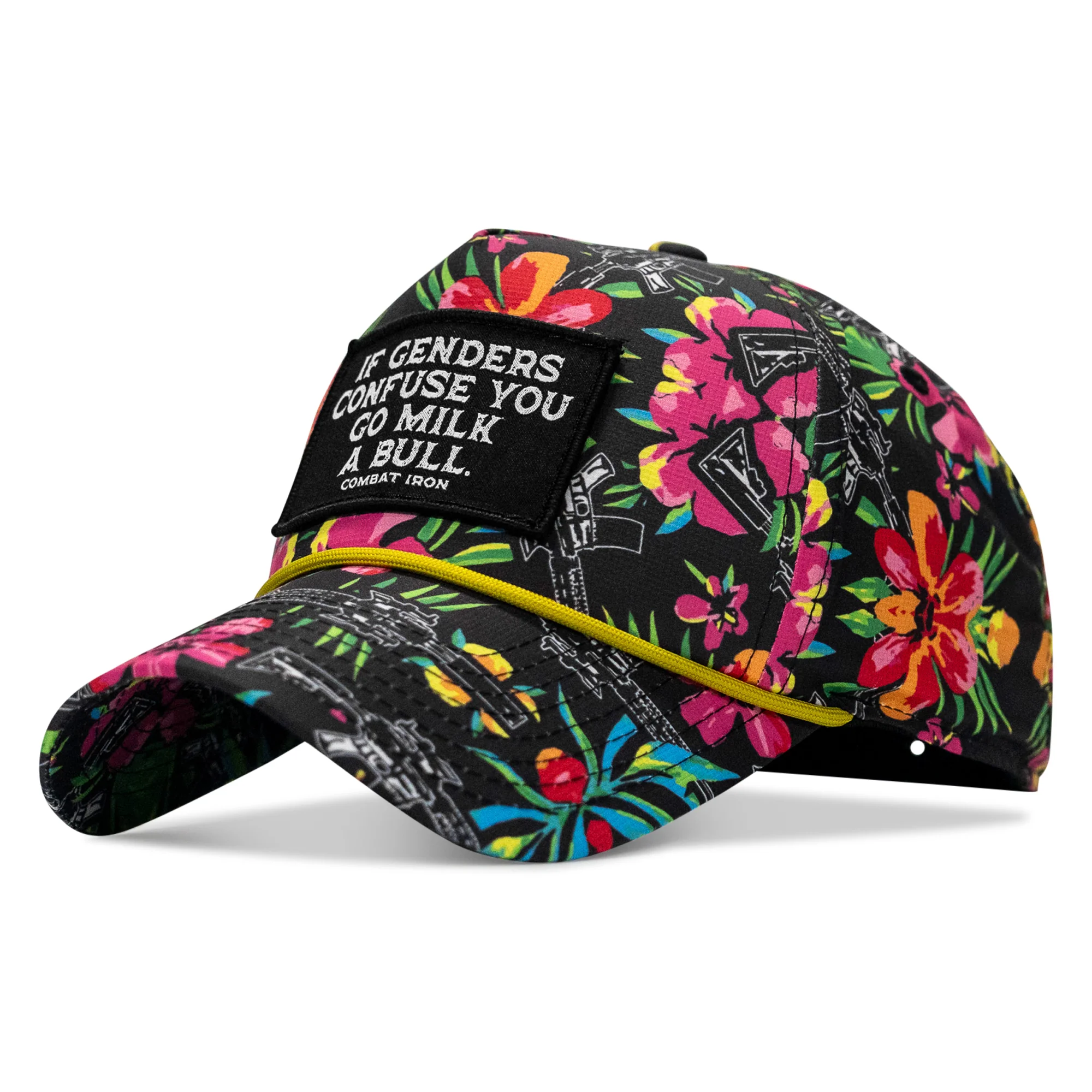 If Genders Confuse You Go Milk A Bull Patch Weekender Snapback Hat - Image 8