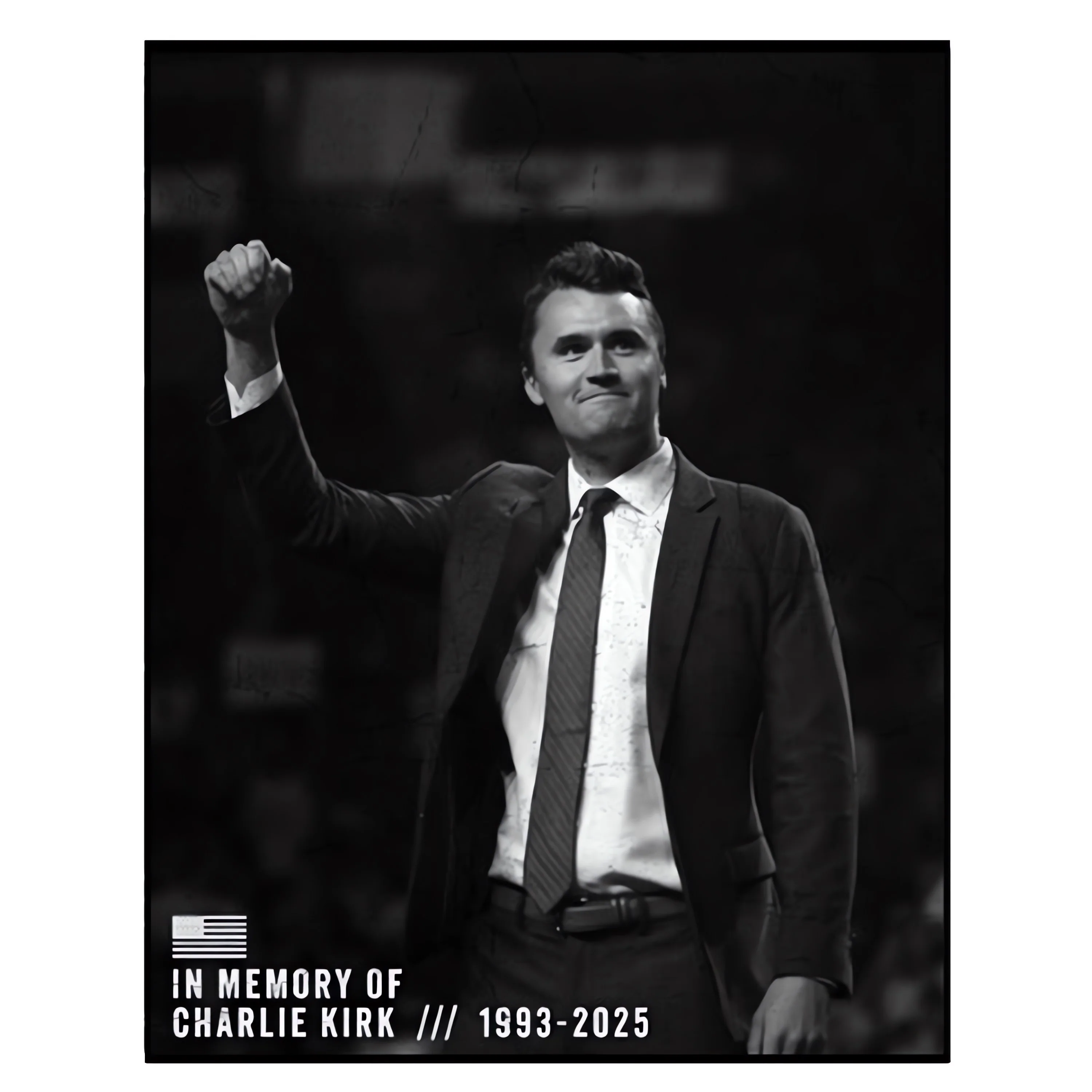 In Memory of Charlie Kirk Support Decal