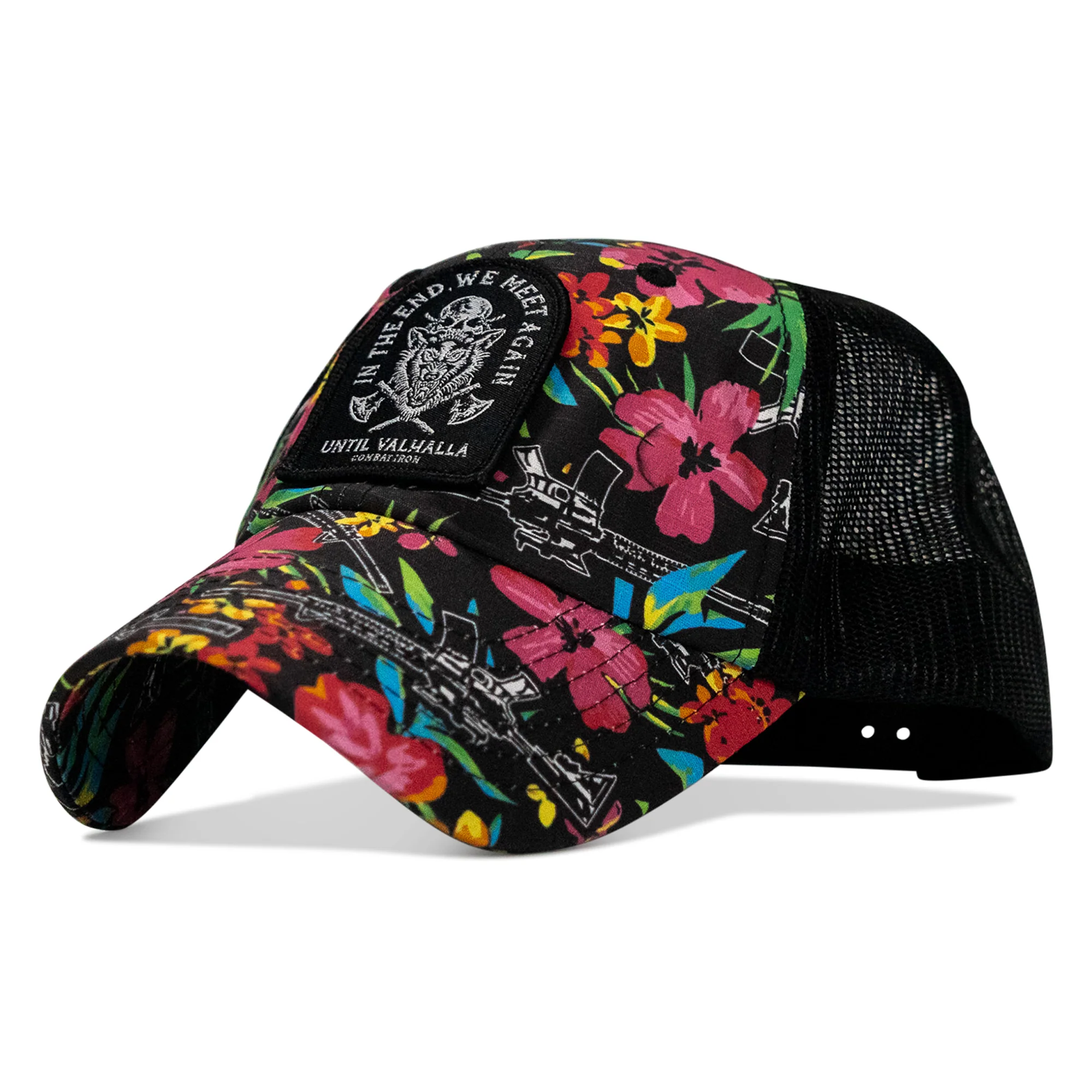 In The End, We Meet Again - Until Valhalla Patch Tactical Ripstop Mesh Snapback Hat - Image 15
