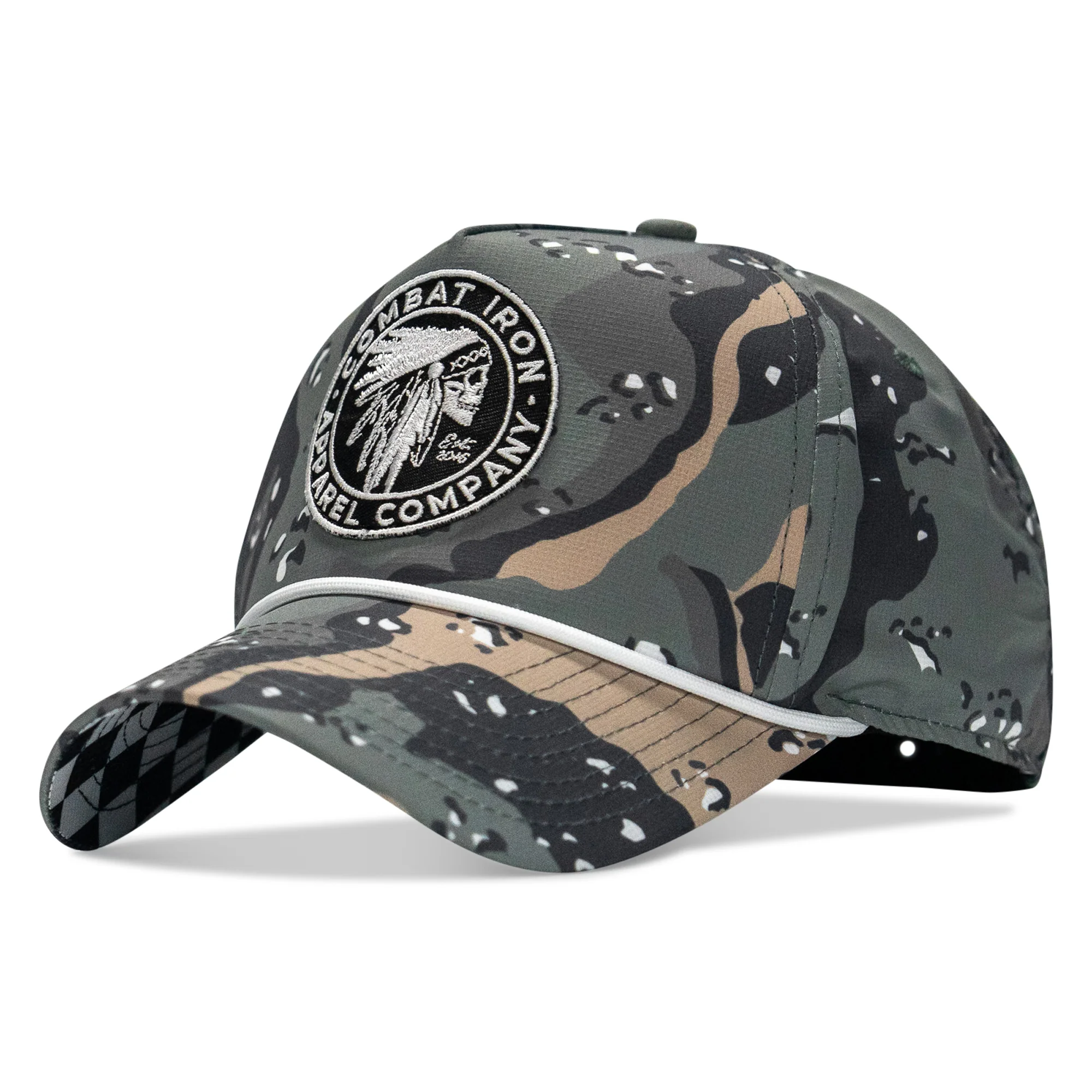 Indian Chief Skull Patch Weekender Snapback Hat - Image 8