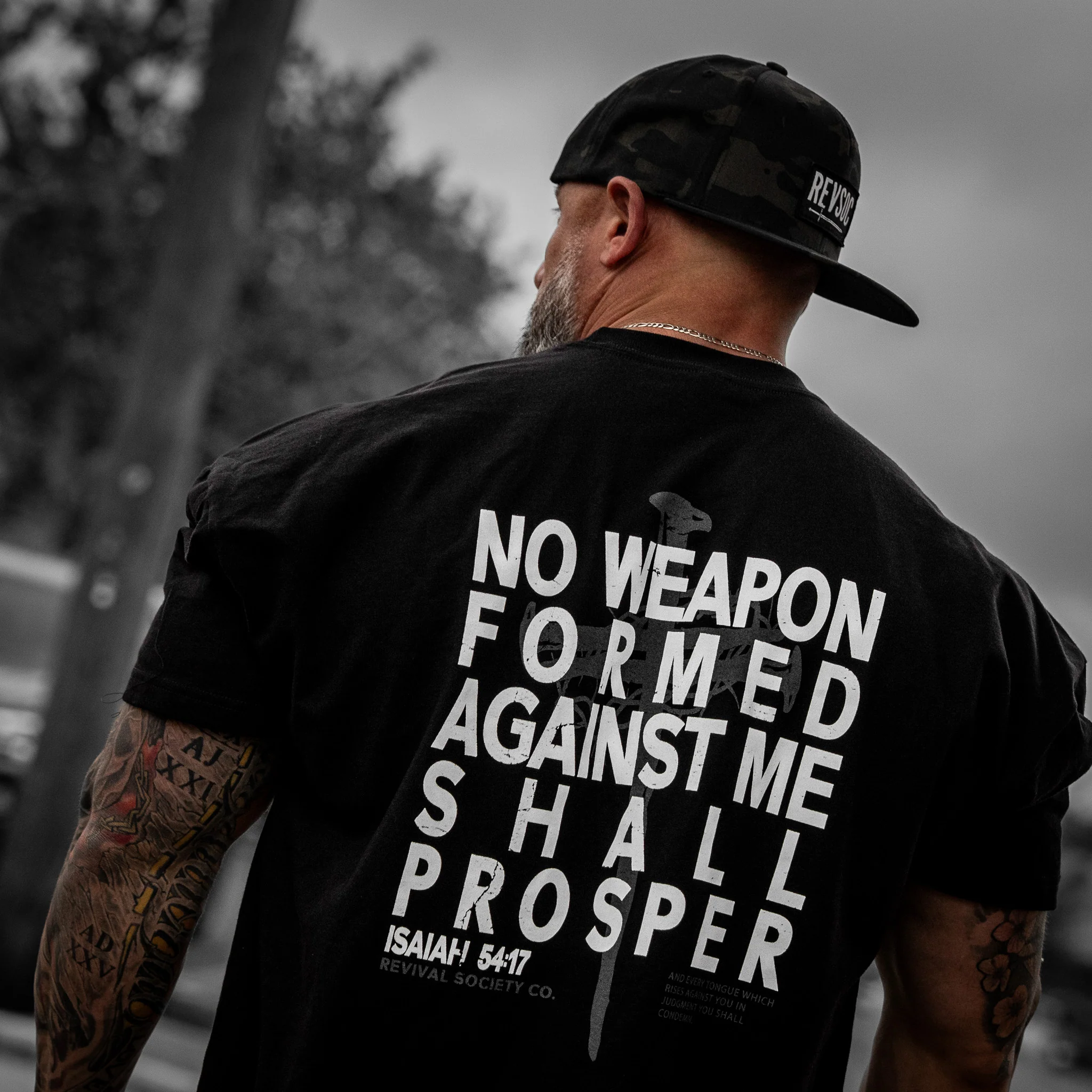 Isiah 54:17 Men's T-Shirt - Image 2
