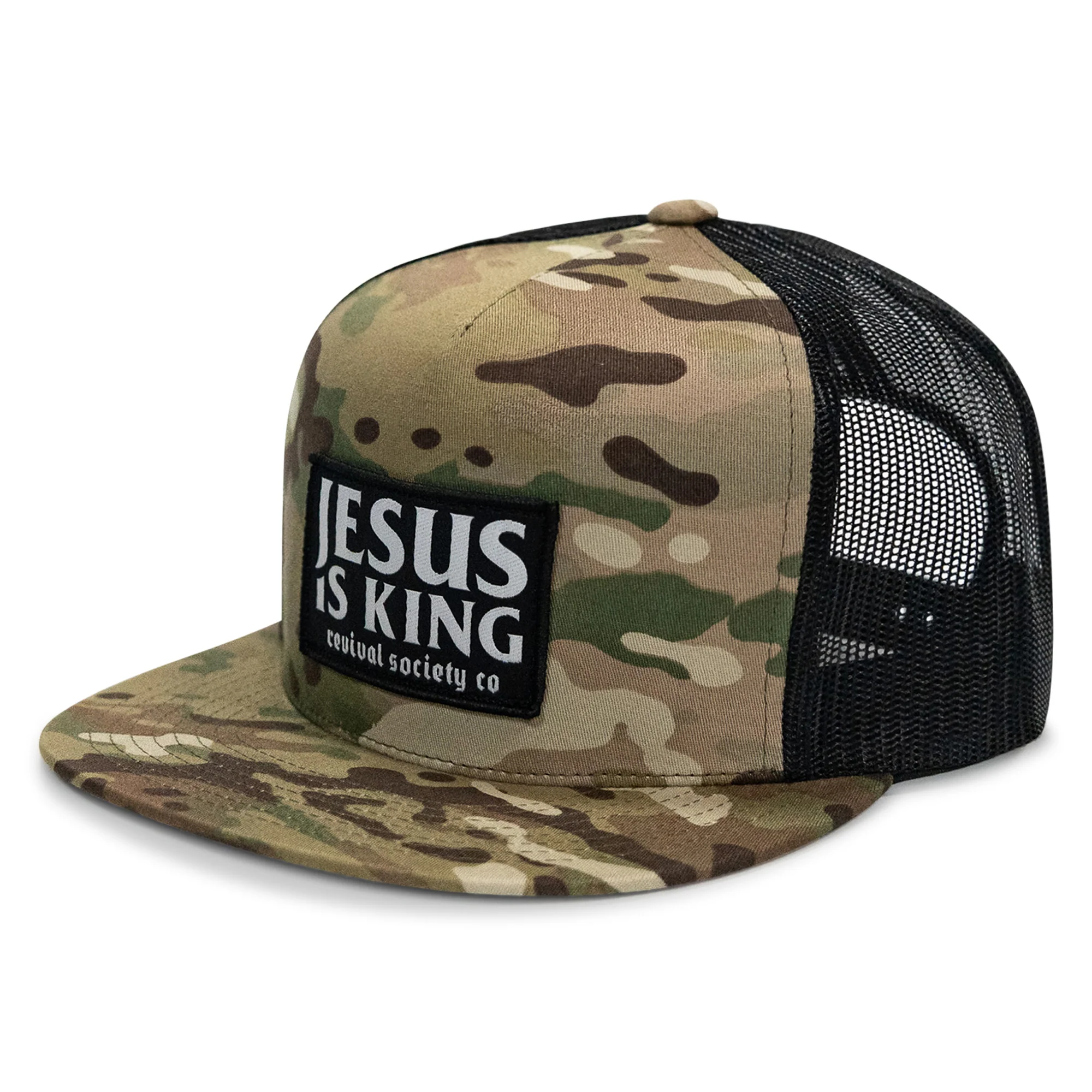 Jesus Is King Patch Flatbill Hat - Image 12