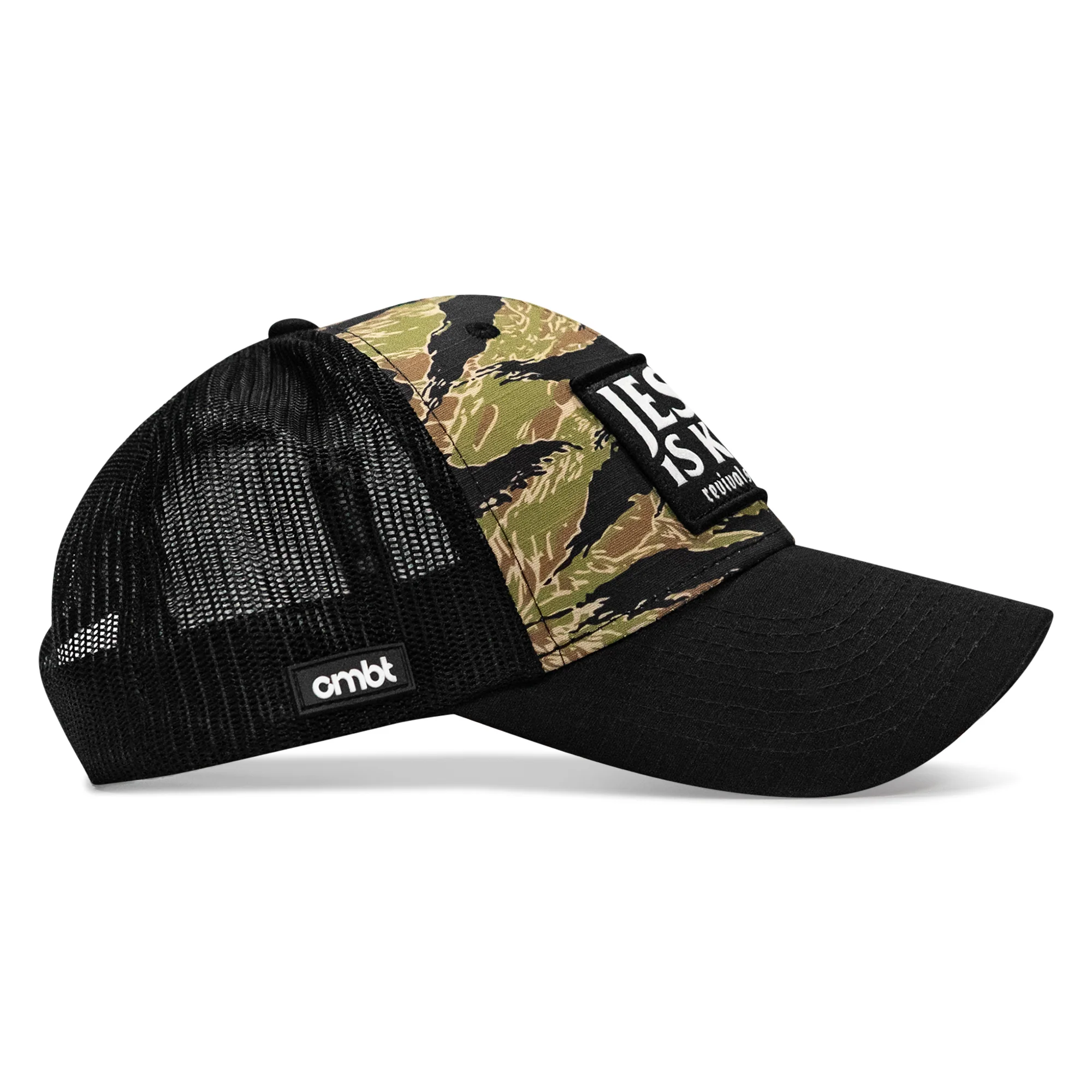 Jesus Is King Patch Original Ripstop Snapback Hat - Image 6
