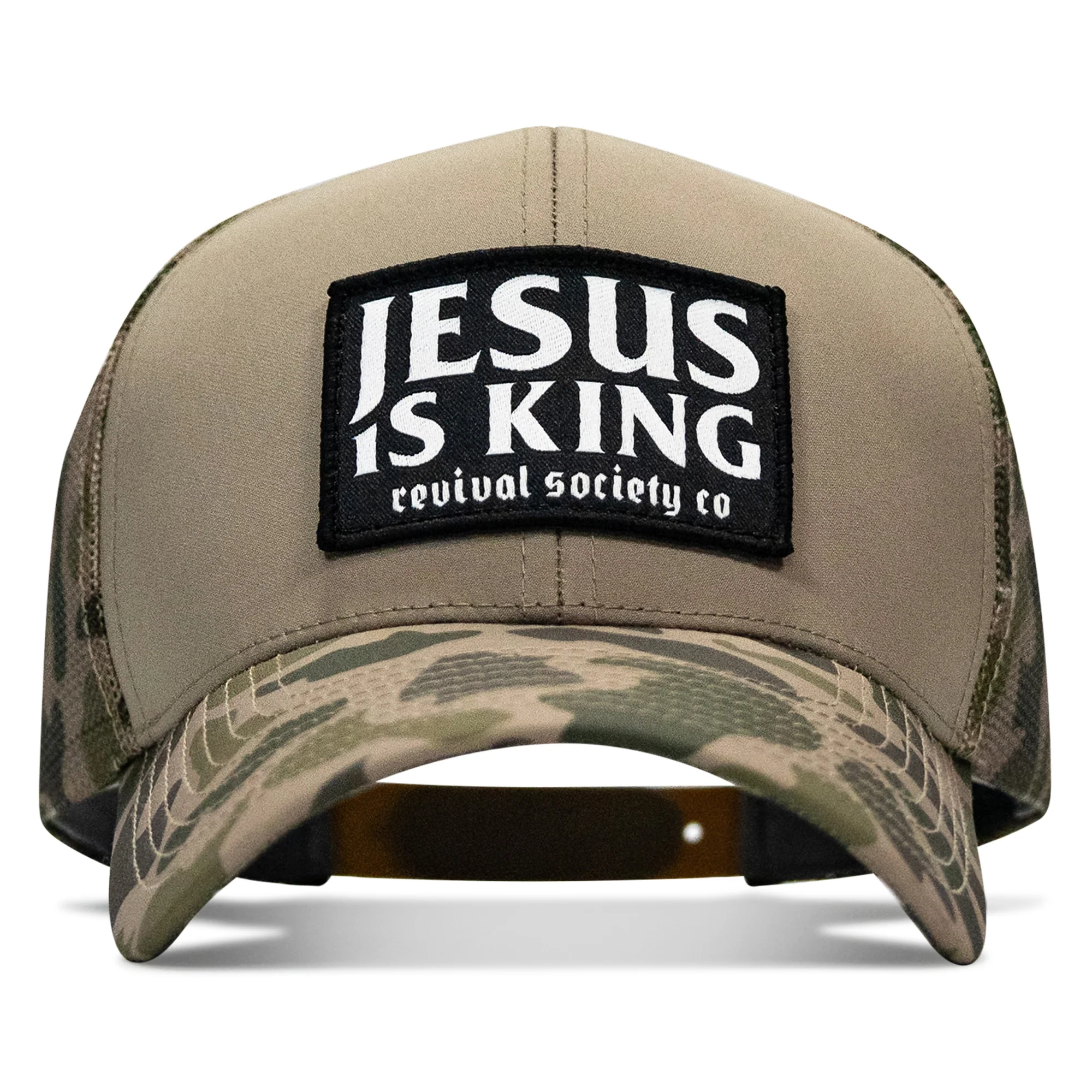 Jesus Is King Patch Snapback Hat - Image 16