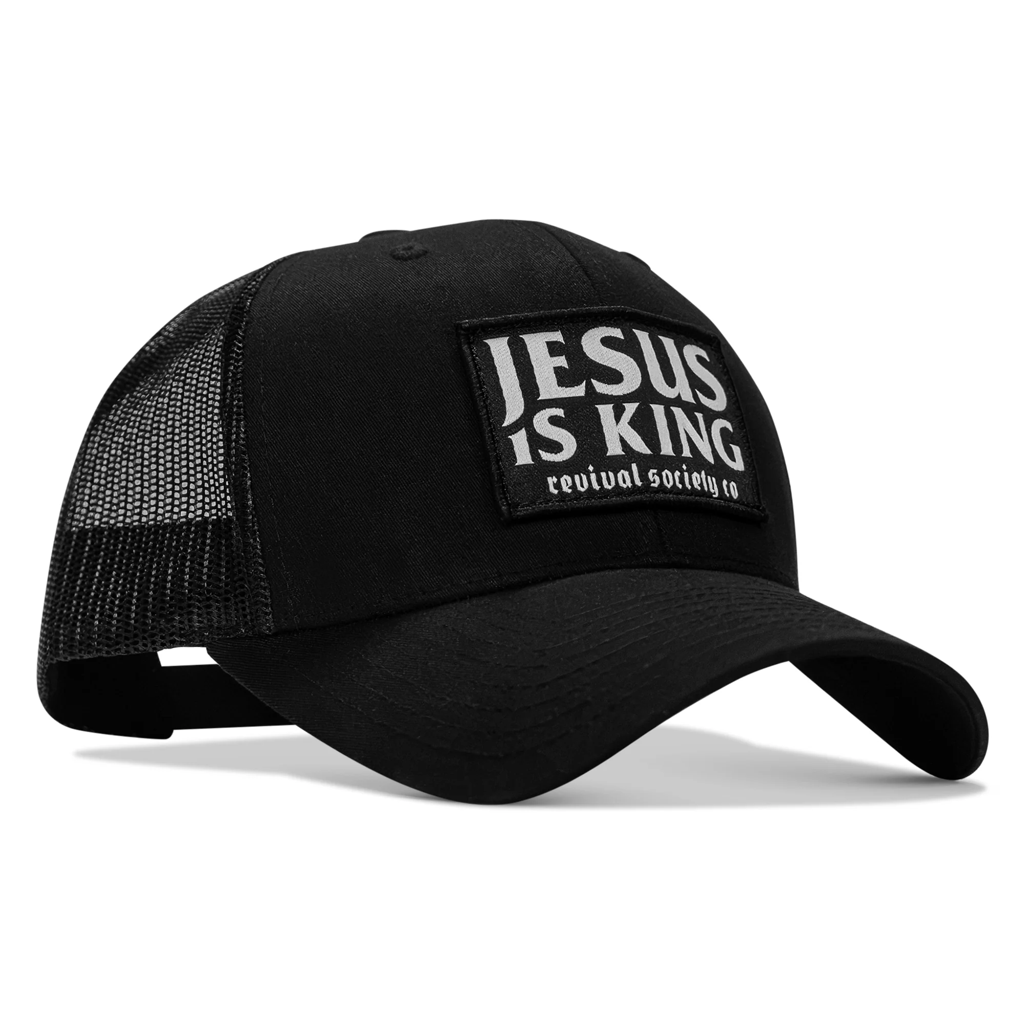 Jesus Is King Patch Snapback Hat - Image 40