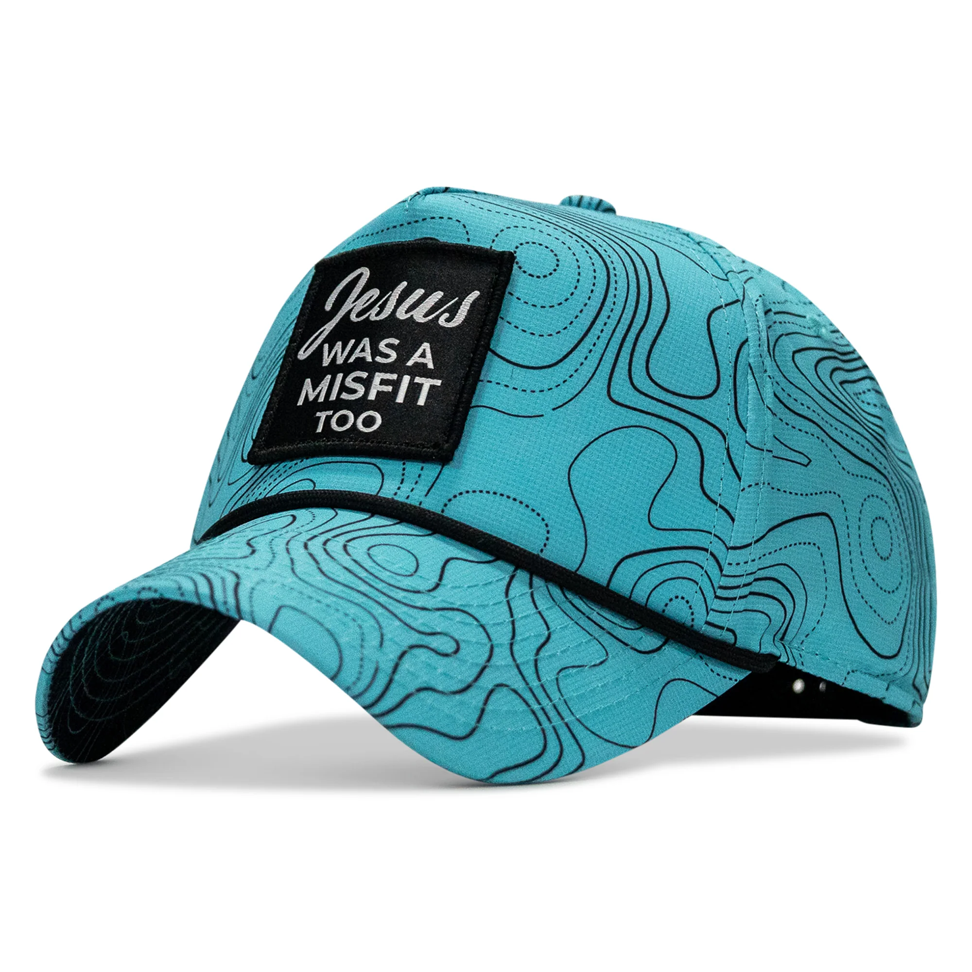 Jesus Was A Misfit Too Patch Weekender Snapback - Image 55