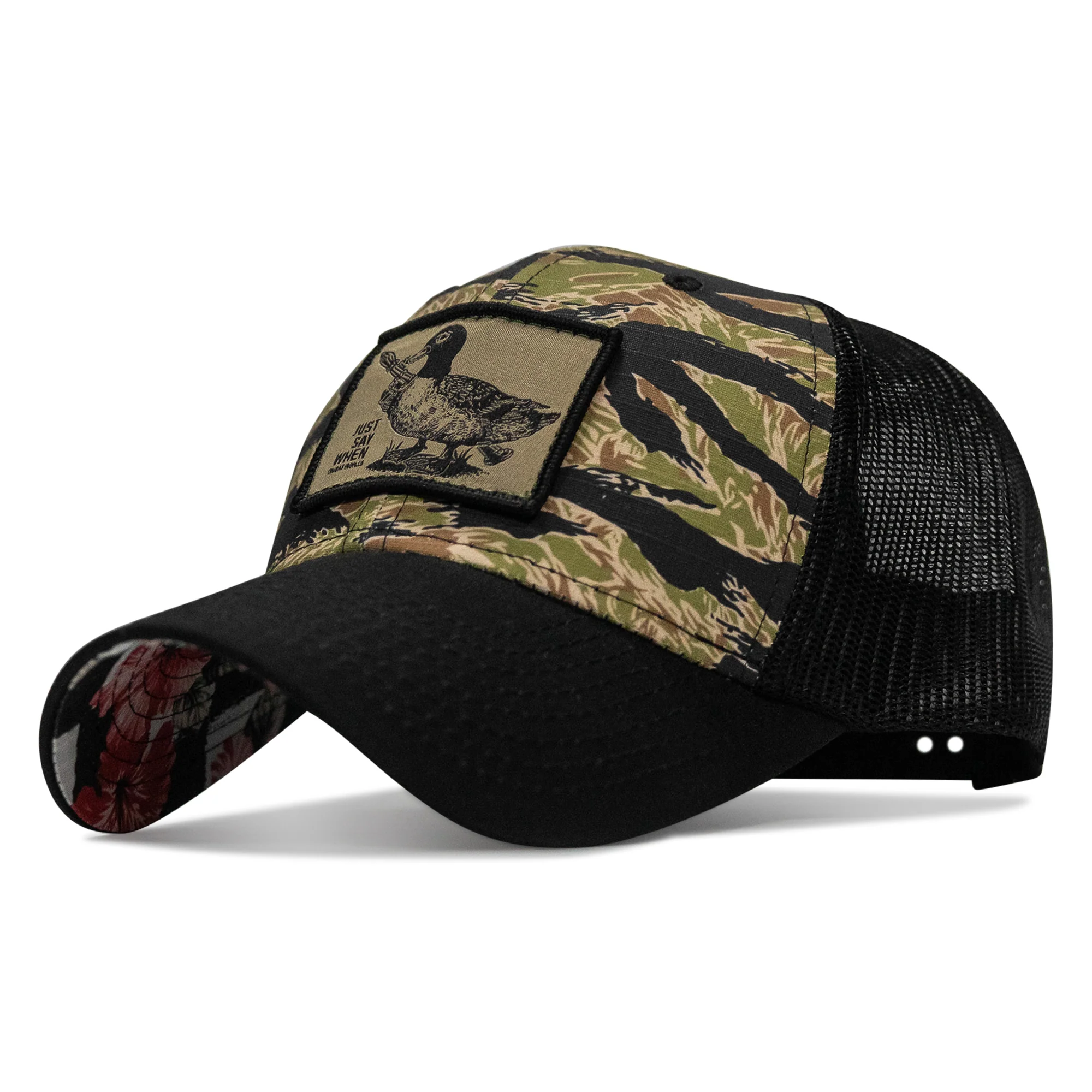 Just Say When Patch Original Ripstop Snapback Hat - Image 39
