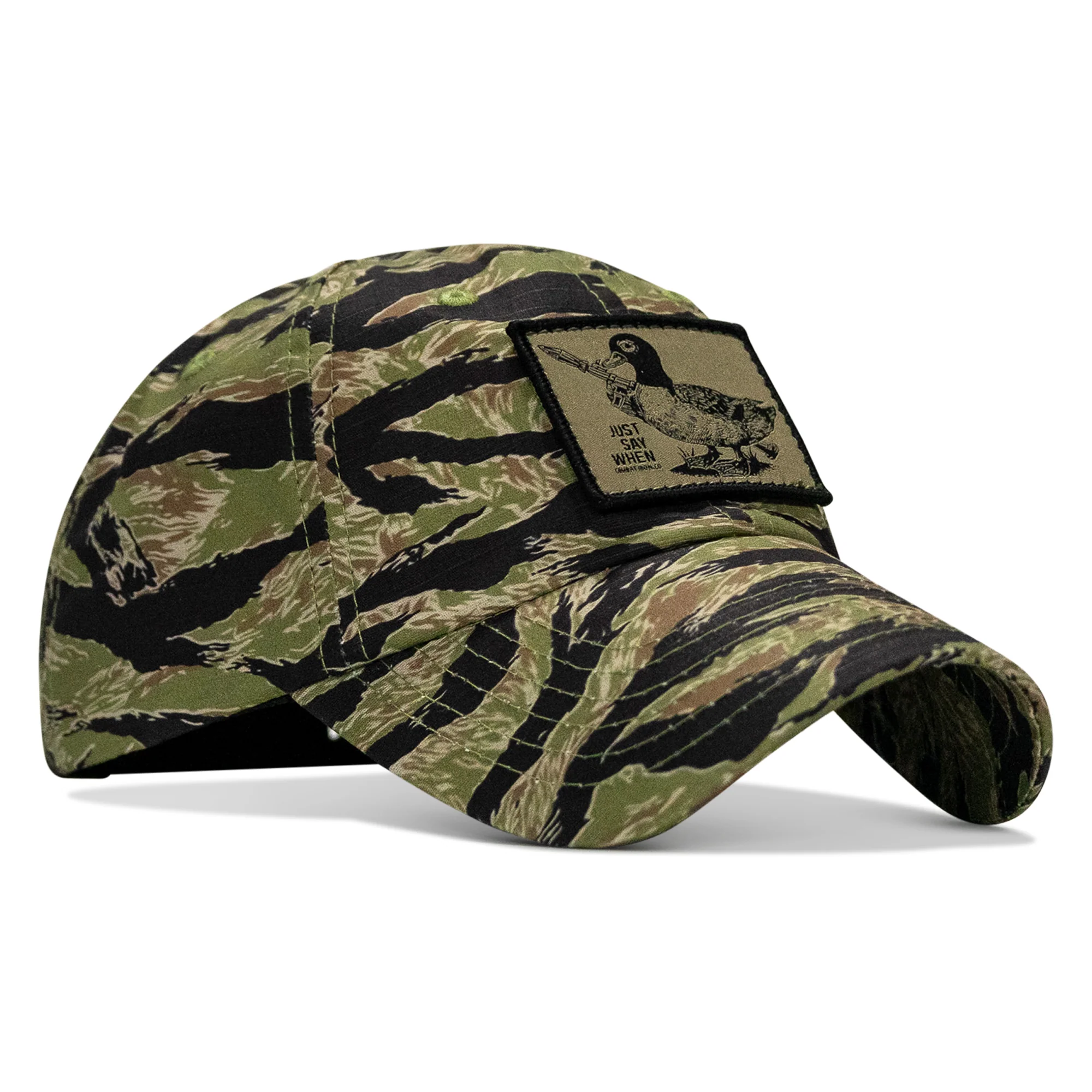Just Say When Patch. Tactical Ripstop Mesh Snapback Hat - Image 14