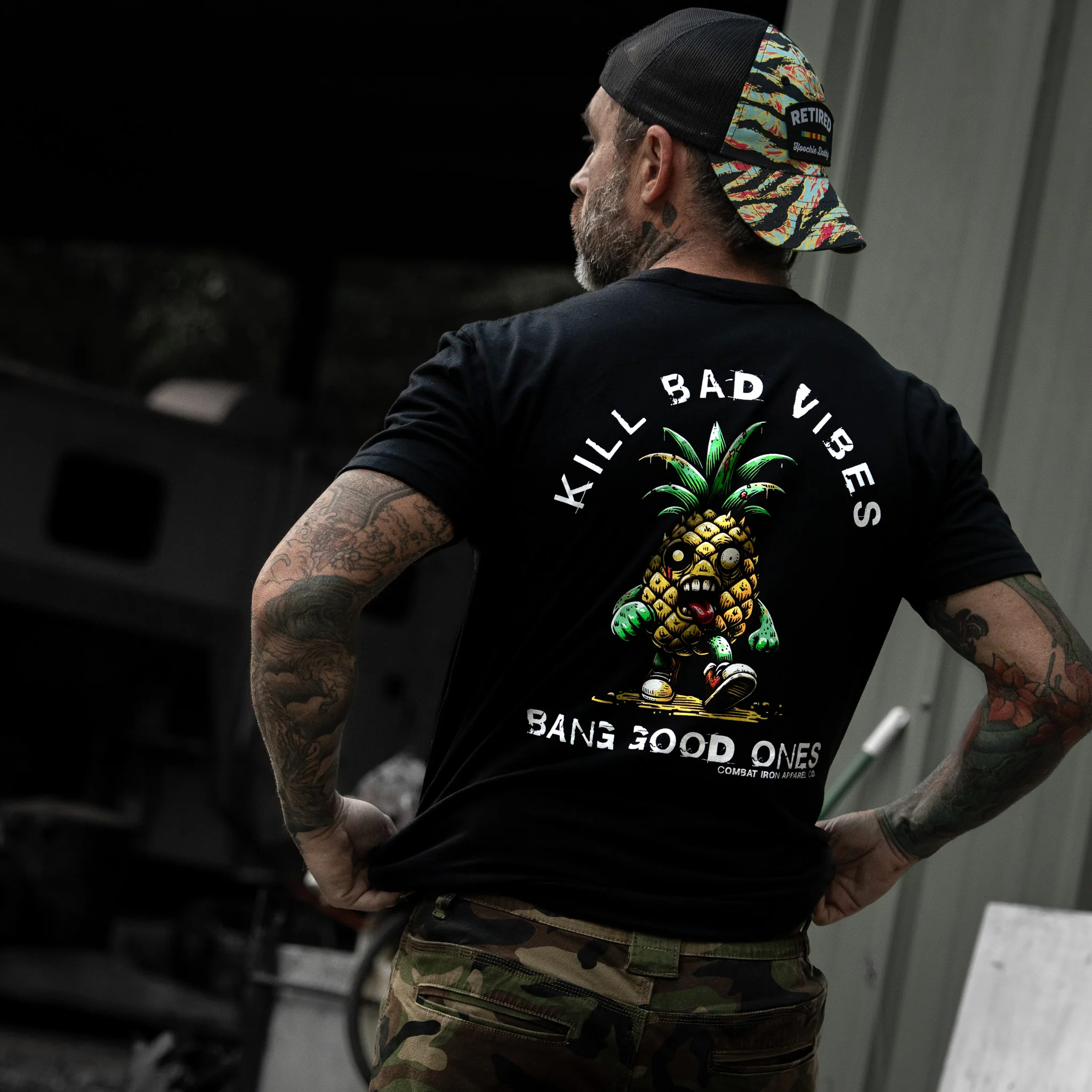 Kill Bad Vibes Men's T-Shirt - Image 9