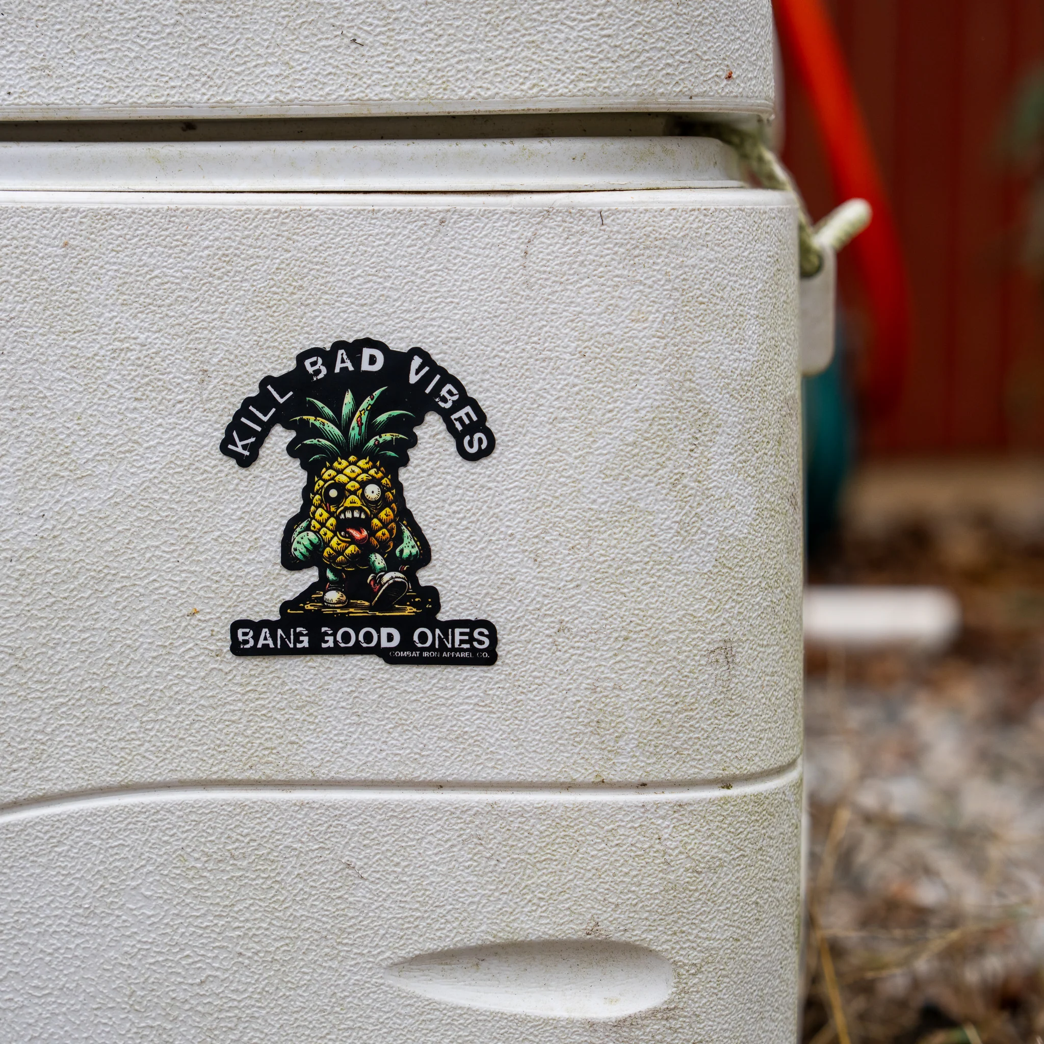 Kill Bad Vibes Pineapple Decal - Image 4