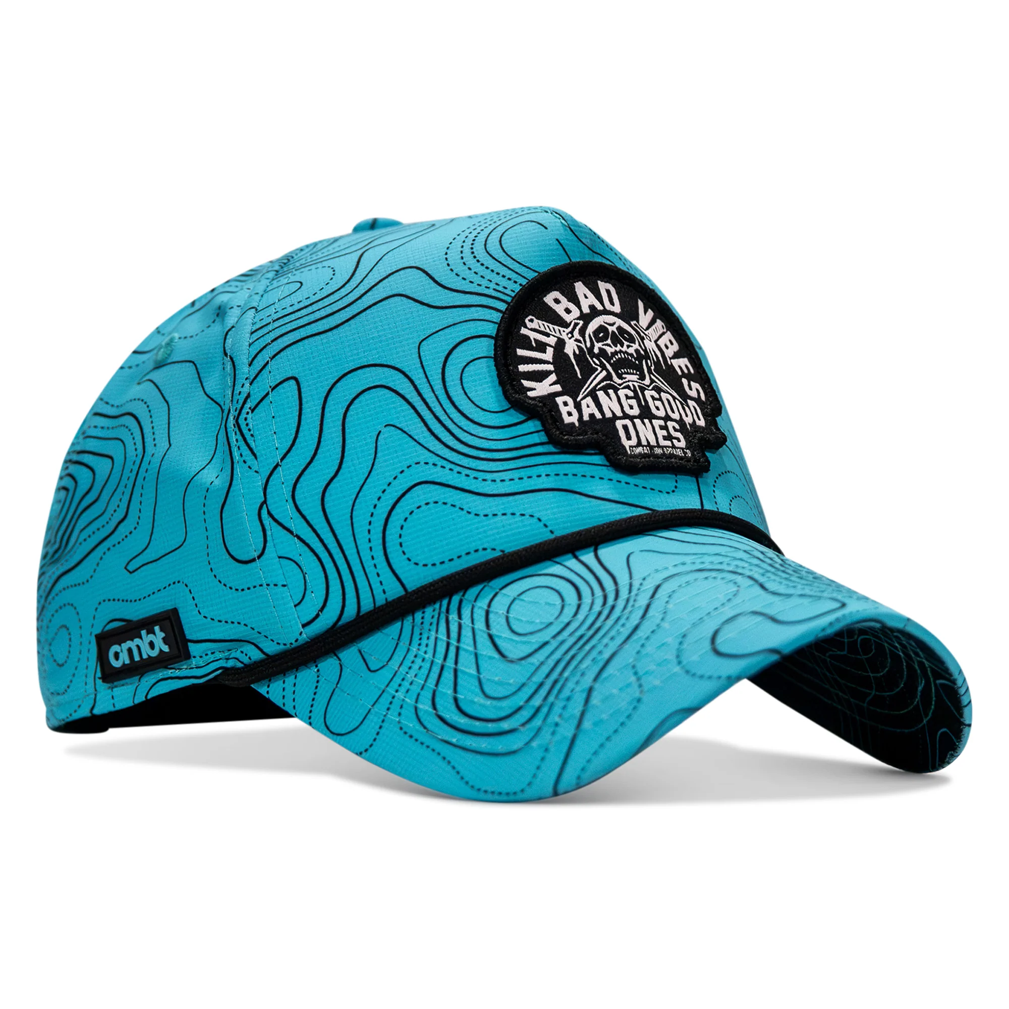 Kill Bad Vibes Skull Weekender Rope Snapback Hat - Image 14