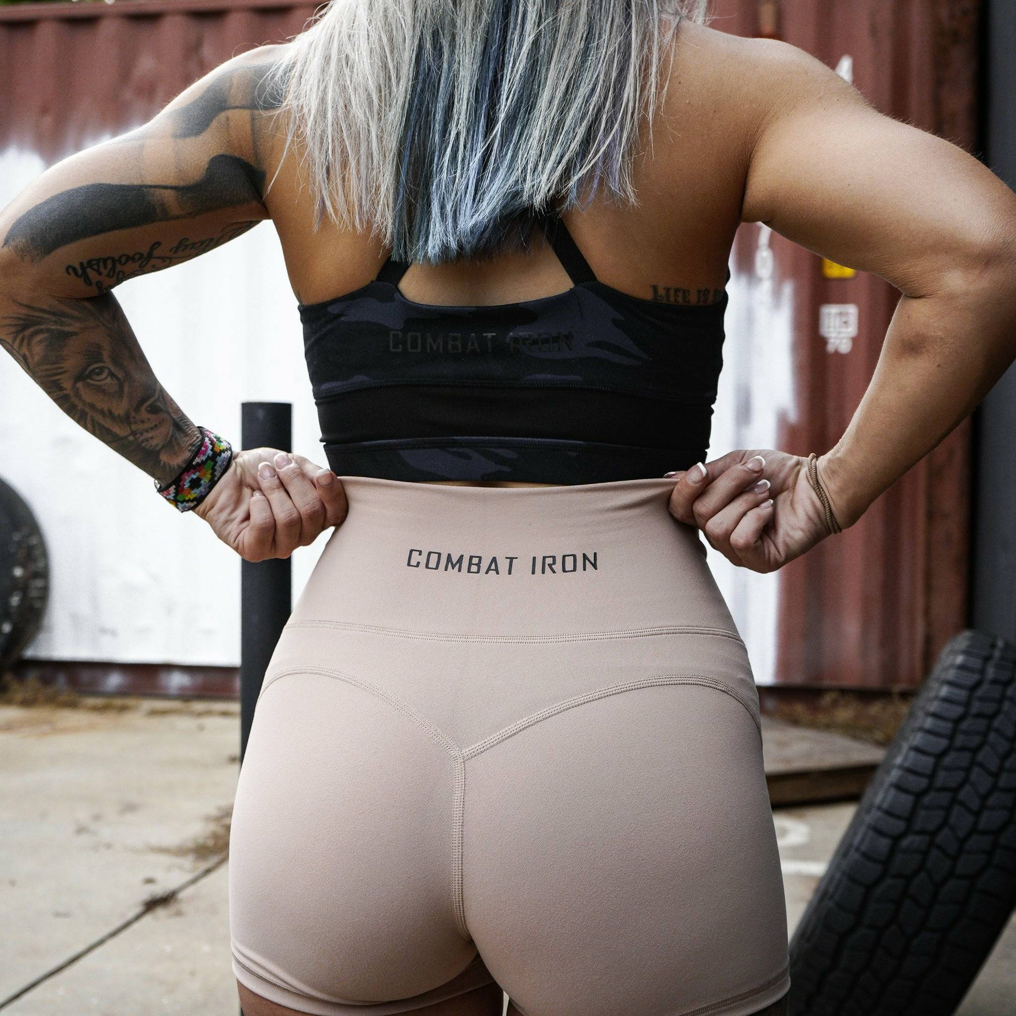 LADIES LUXE HIGH WAISTED SHORTS - Image 46
