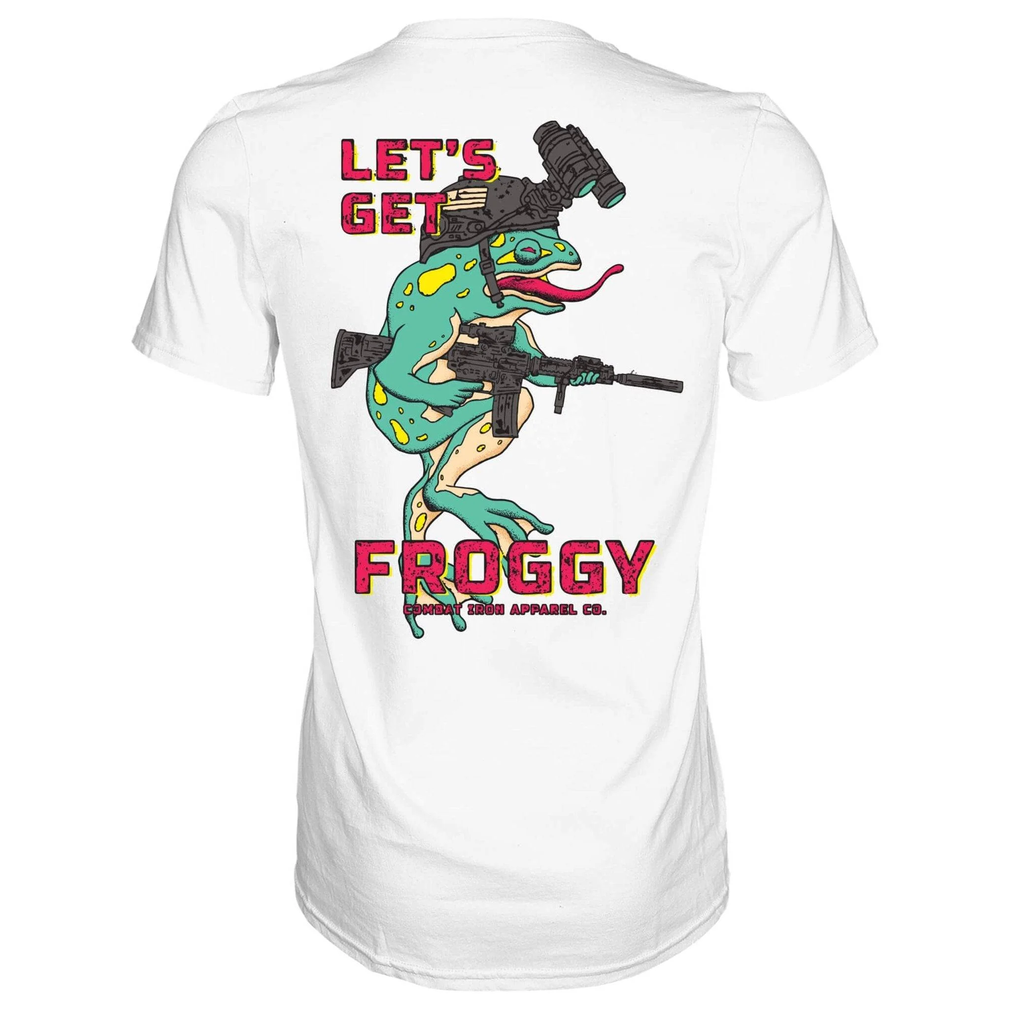 Let's Get Froggy Operator Style Men's  T-Shirt - Image 3