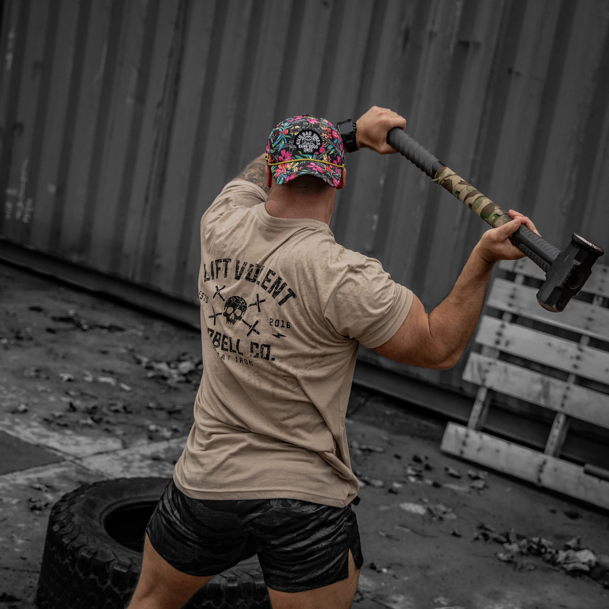 Lift Violent Barbell Co. Men's T-Shirt - Image 14