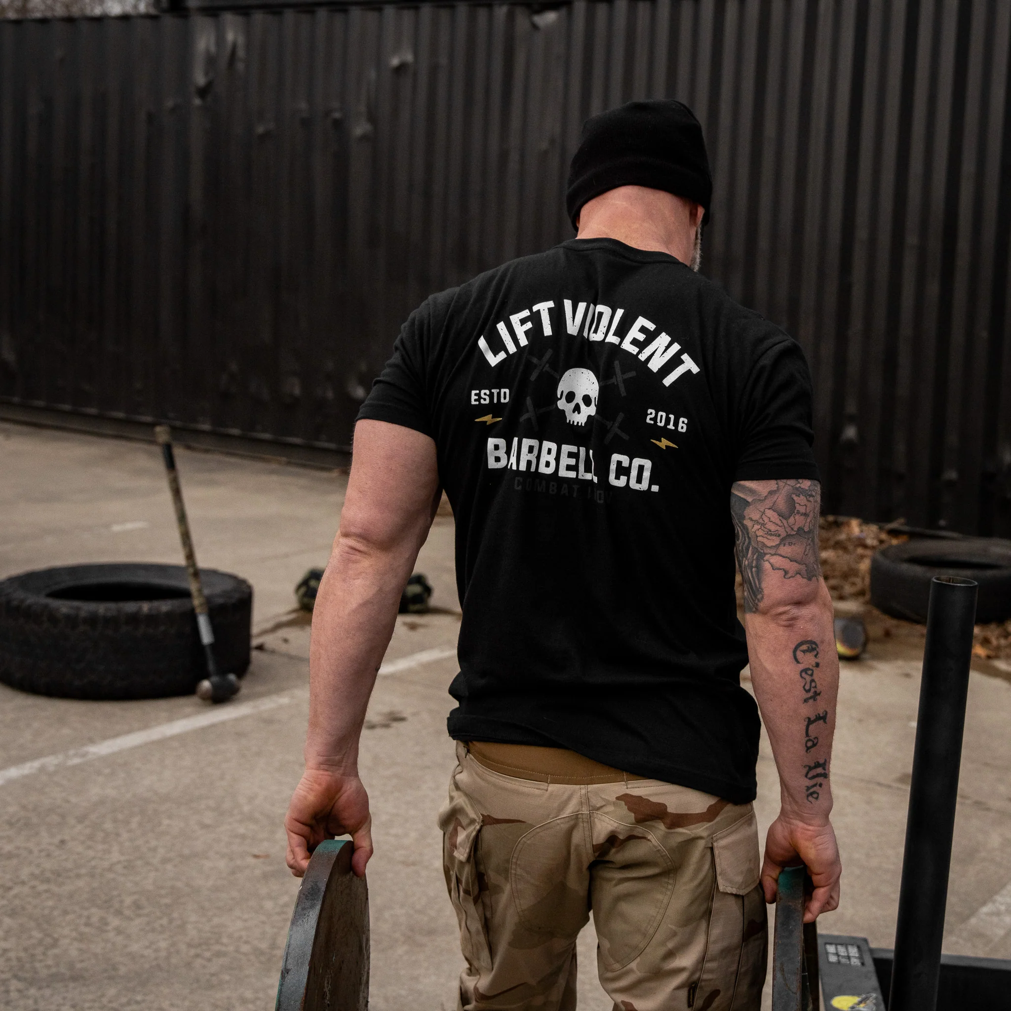 Lift Violent Barbell Co. Men's T-Shirt - Image 9