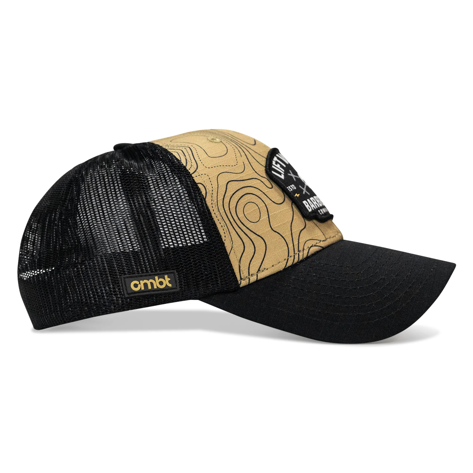 Lift Violent Barbell Co Patch Original Ripstop Snapback Hat - Image 14