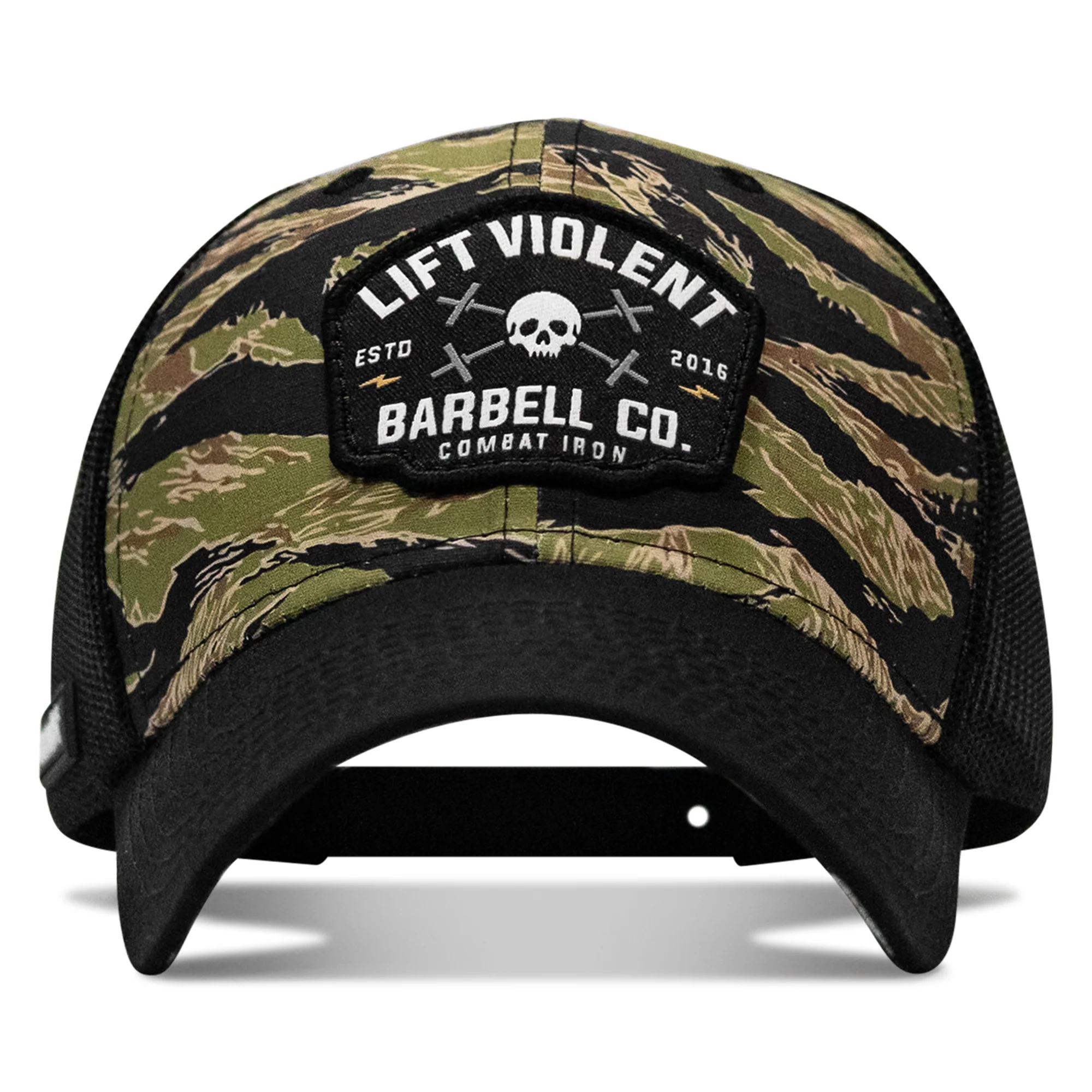 Lift Violent Barbell Co Patch Original Ripstop Snapback Hat - Image 24
