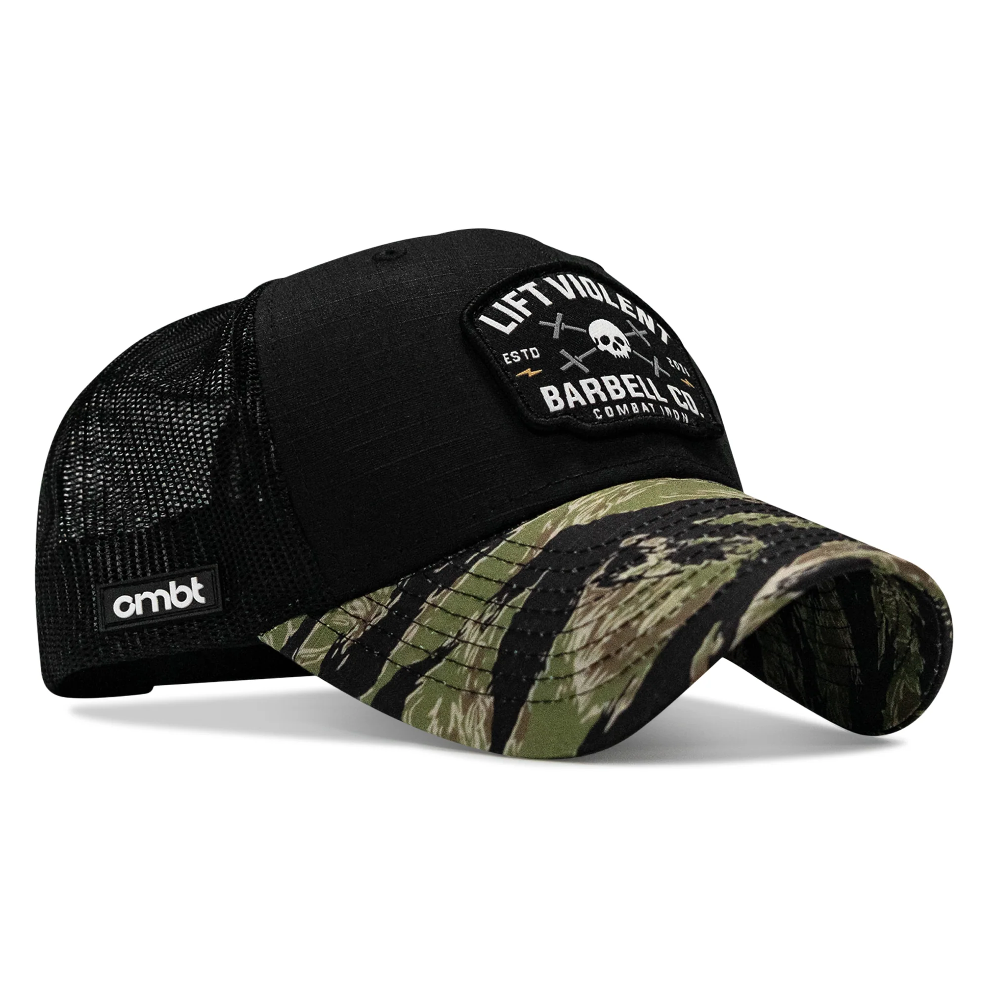 Lift Violent Barbell Co Patch Original Ripstop Snapback Hat - Image 40