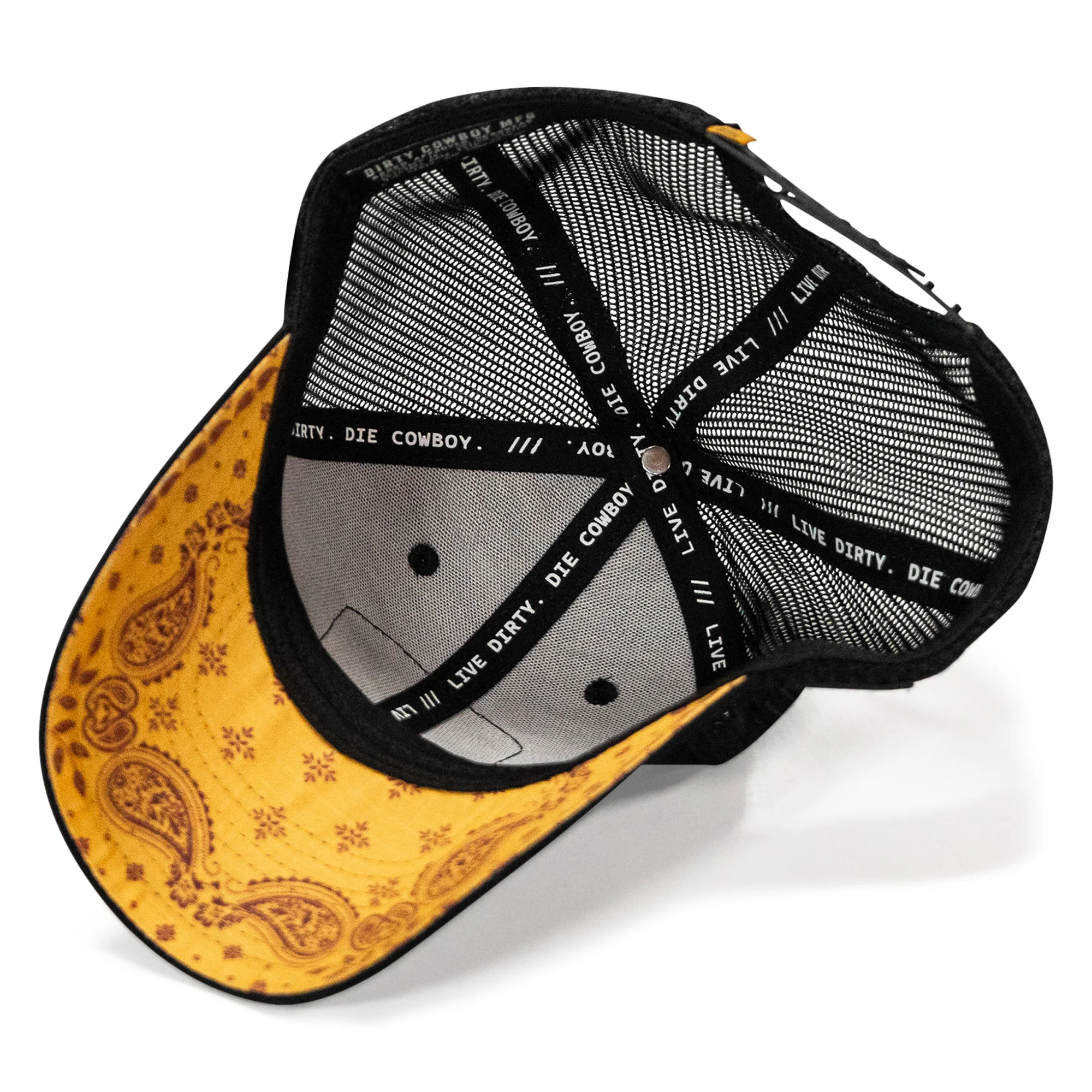 Lift Violent Barbell Co Patch Original Ripstop Snapback Hat - Image 7