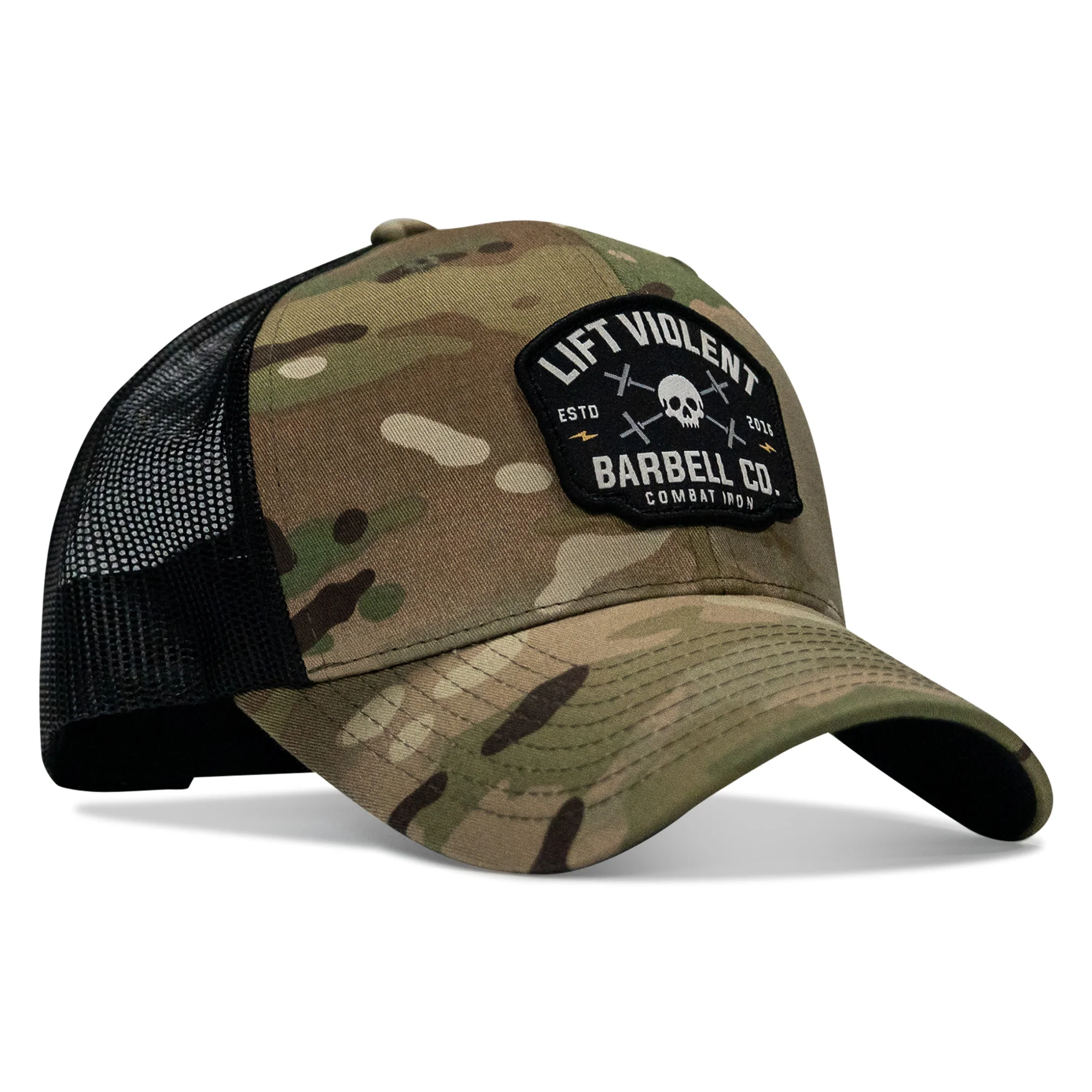 Lift Violent Barbell Co Patch Snapback Hat - Image 13