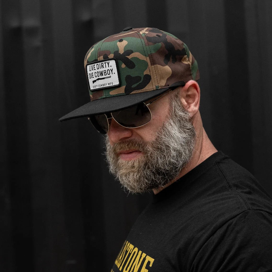 Live Dirty. Die Cowboy. Flatbill SnapBack - Image 17