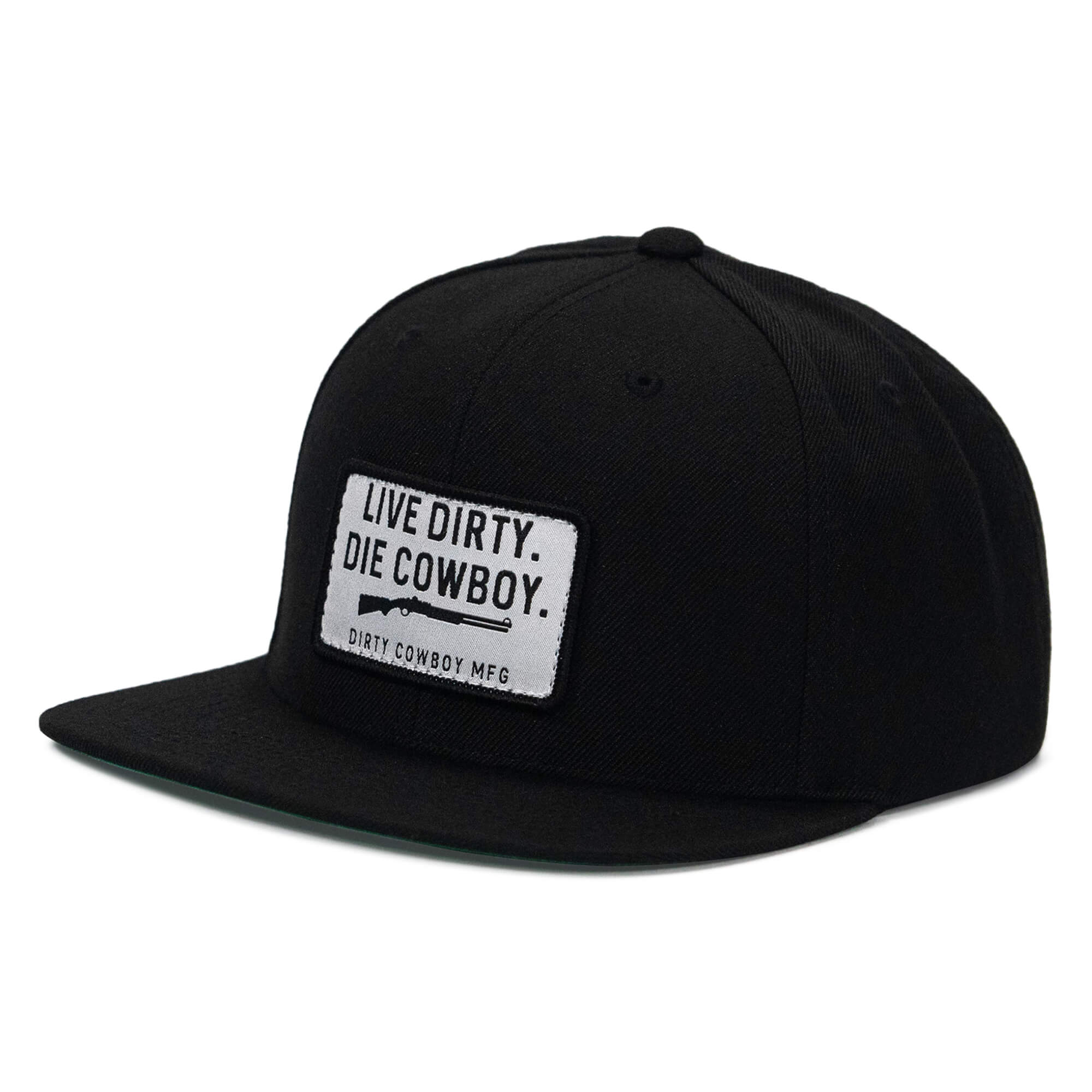 Live Dirty. Die Cowboy. Flatbill SnapBack - Image 2