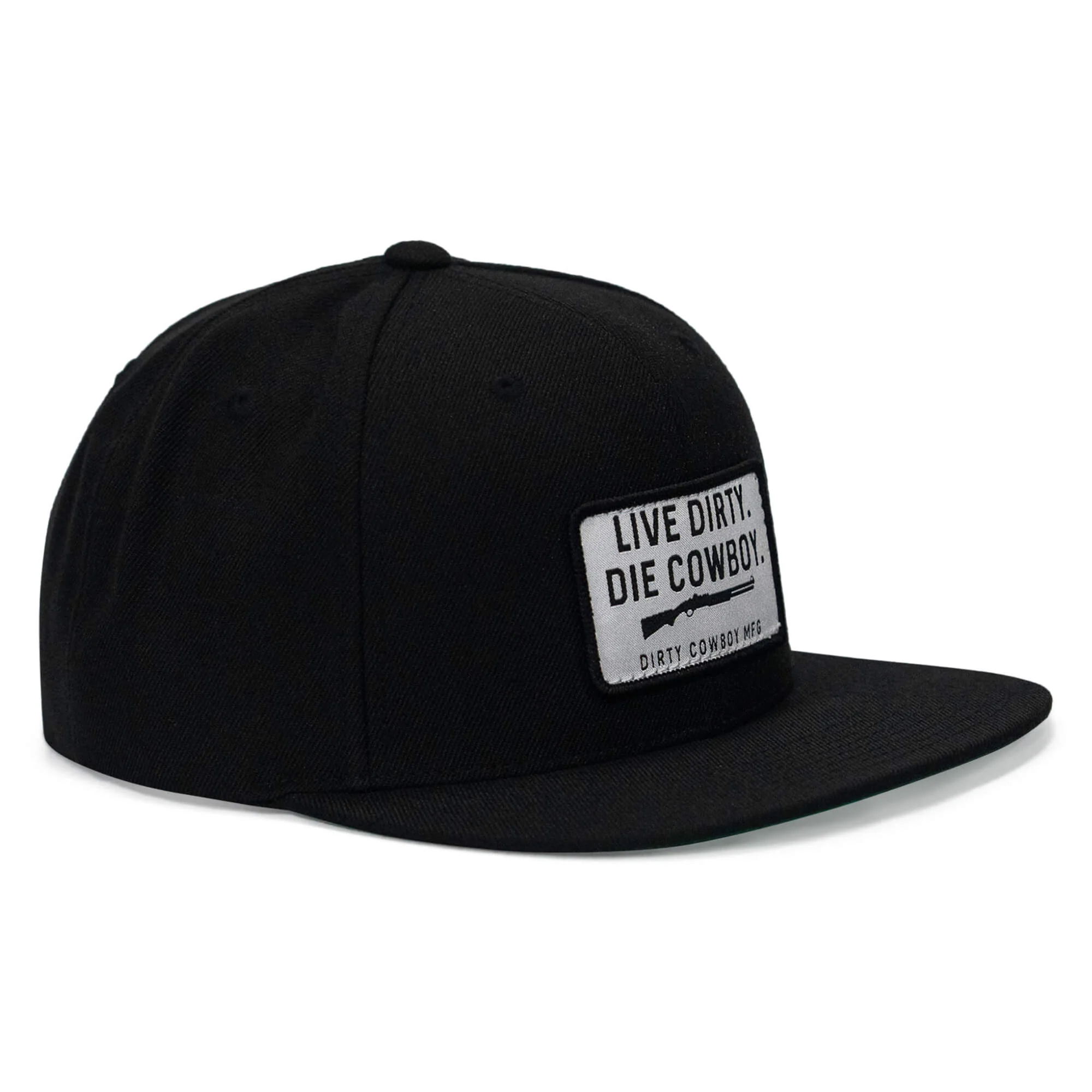 Live Dirty. Die Cowboy. Flatbill SnapBack - Image 3
