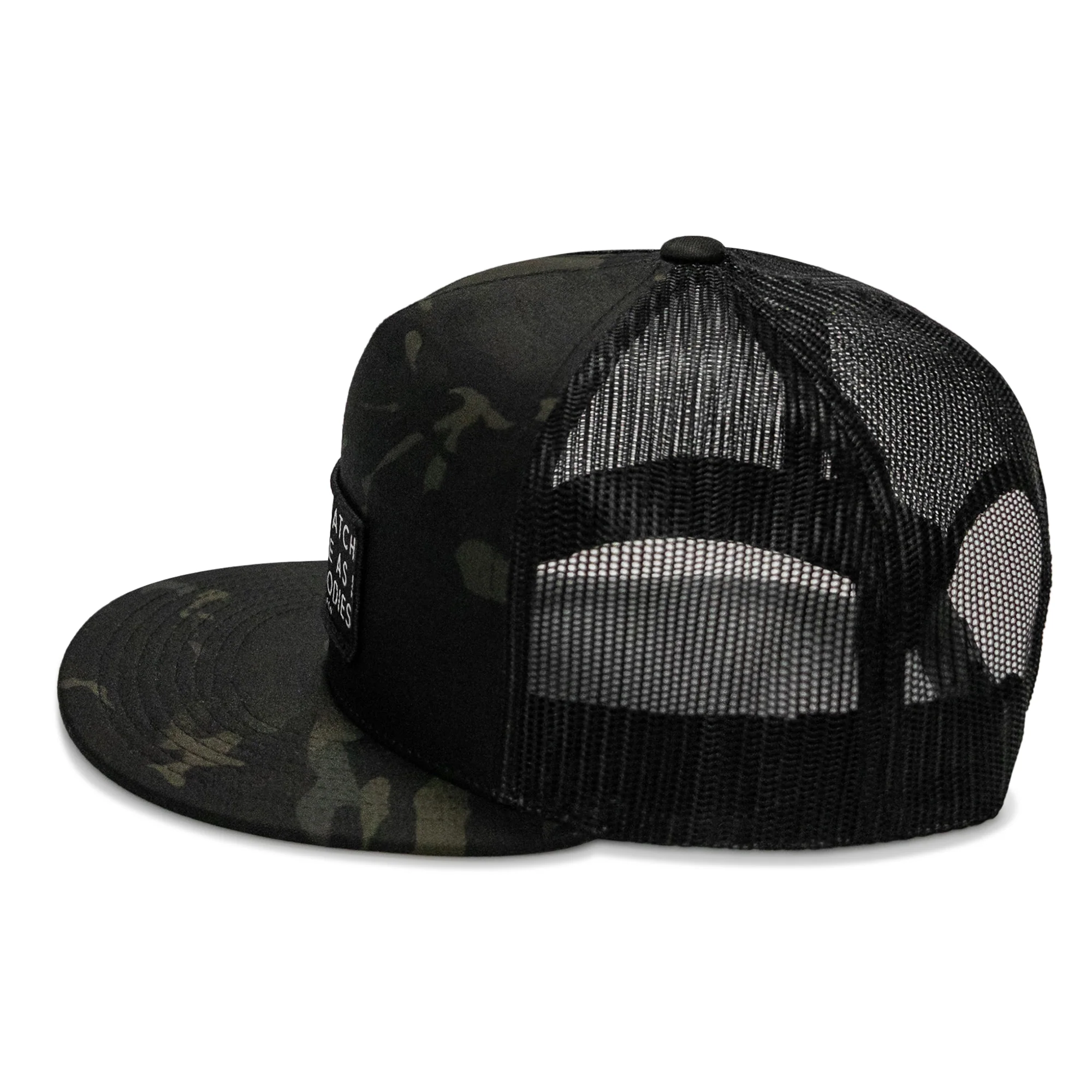 Lord Watch Over Me As I Stack Bodies Patch Flatbill SnapBack Hat - Image 29