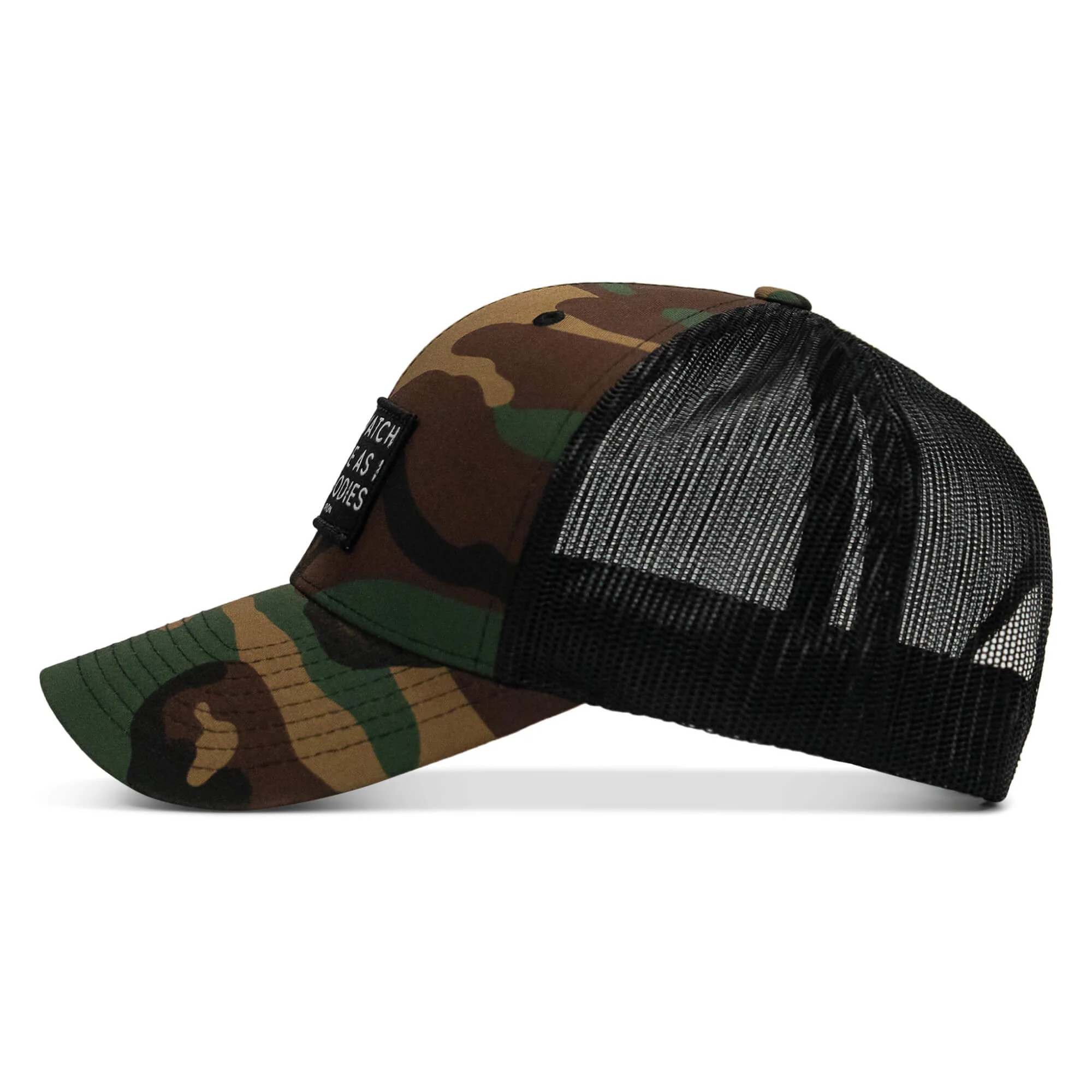 Lord Watch Over Me As I Stack Bodies Patch Snapback Hat - Image 4