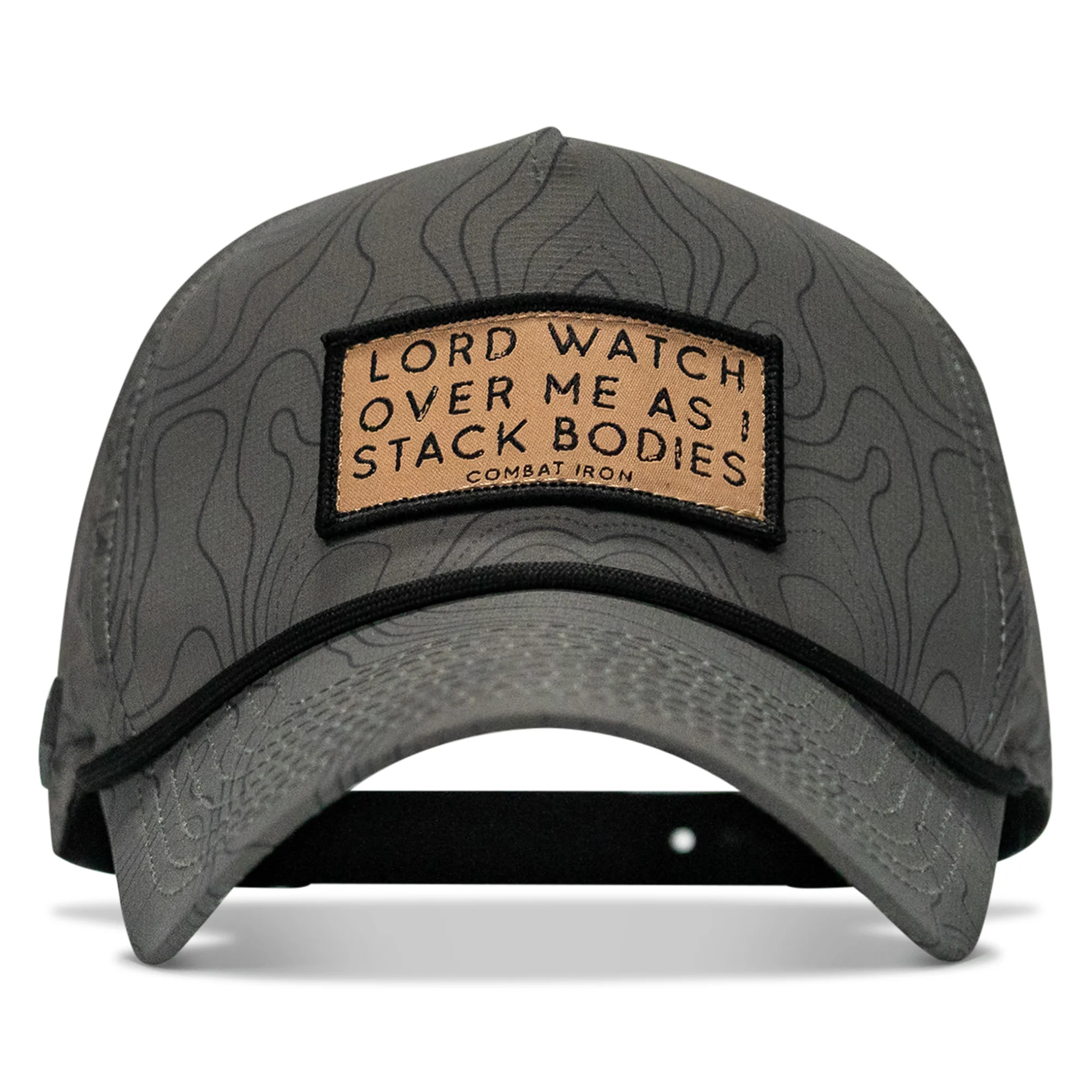 Lord Watch Over Me As I Stack Bodies (Tan) Patch Waterproof Weekender Snapback - Image 14