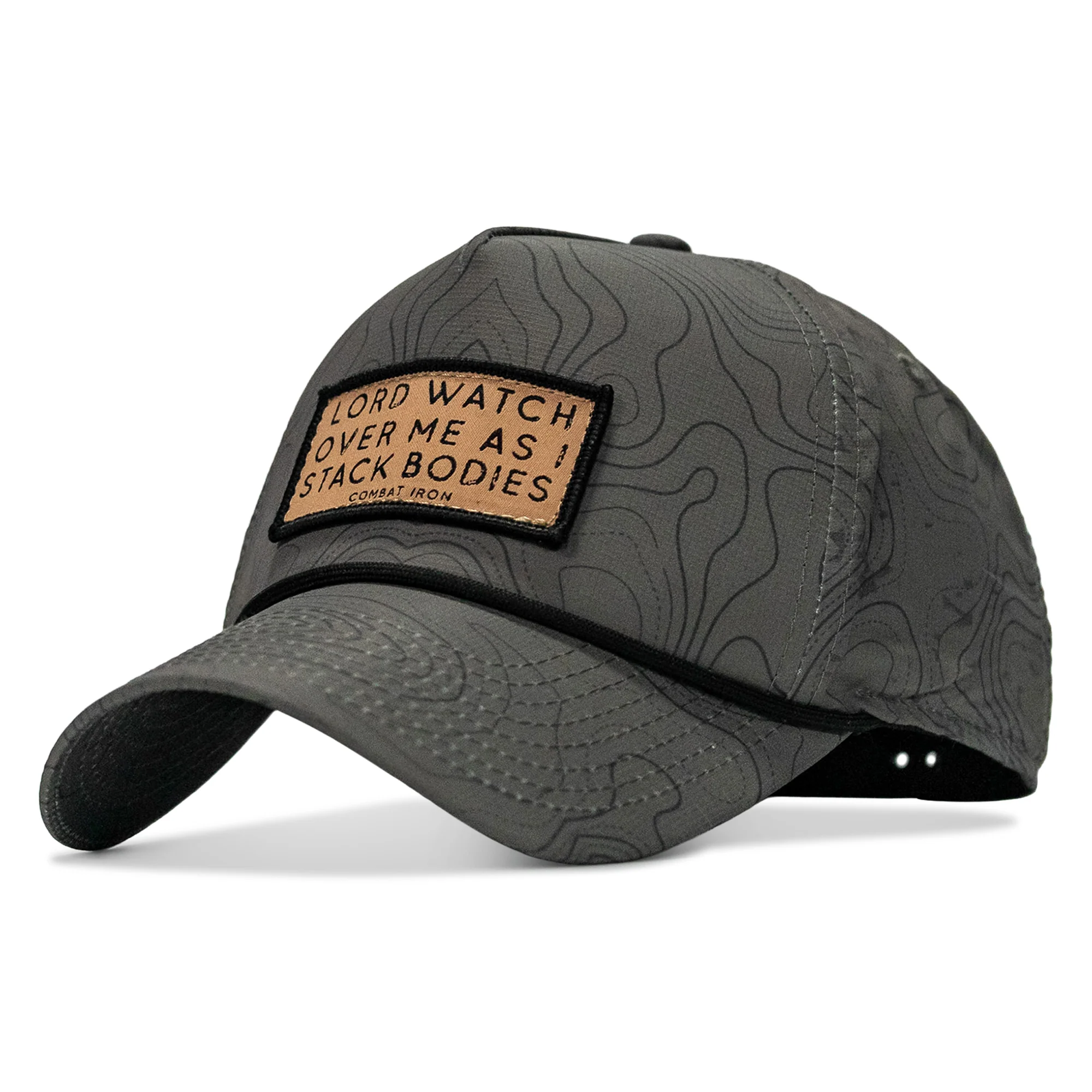 Lord Watch Over Me As I Stack Bodies (Tan) Patch Waterproof Weekender Snapback - Image 15