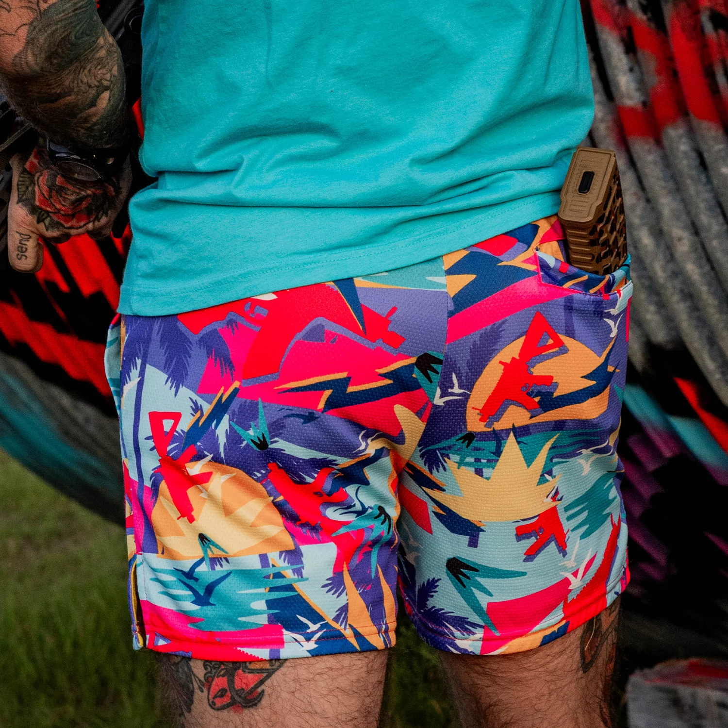 Men's Hooch Daddy Mesh Shorts | 5" - Image 25