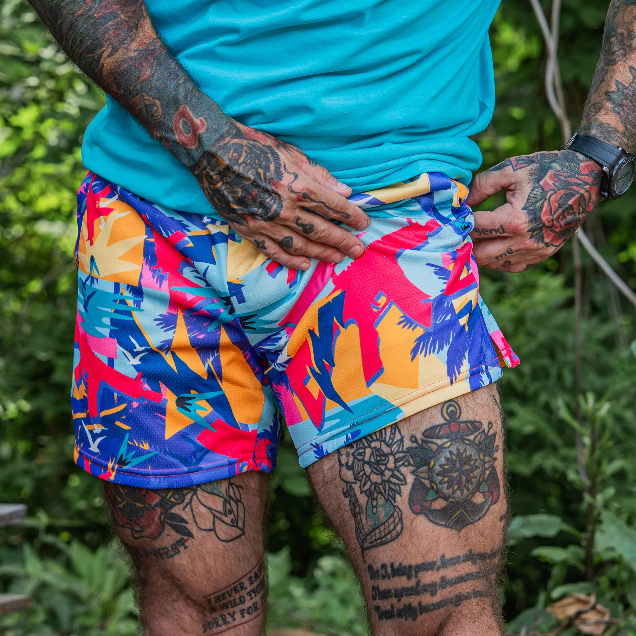 Men's Hooch Daddy Mesh Shorts | 5" - Image 26