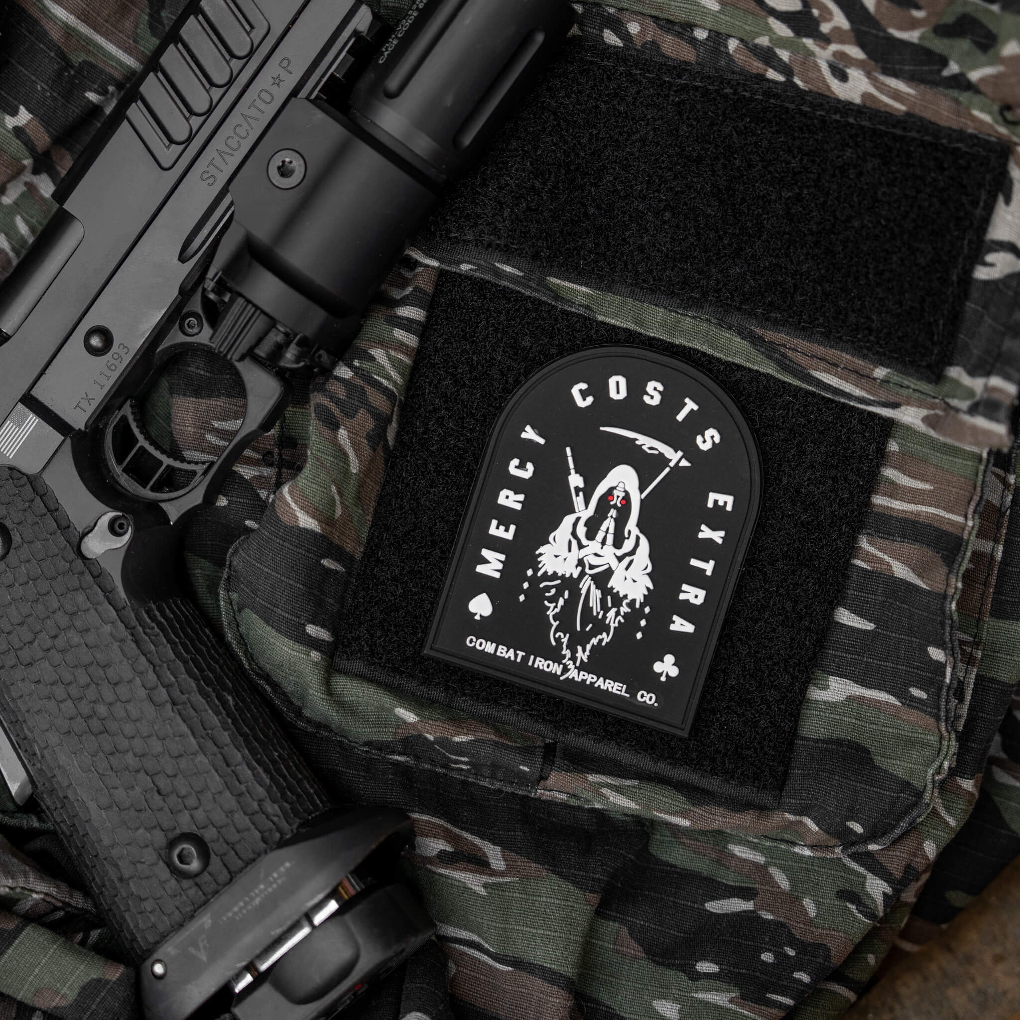 Mercy Costs Extra PVC Velcro Patch - Image 2