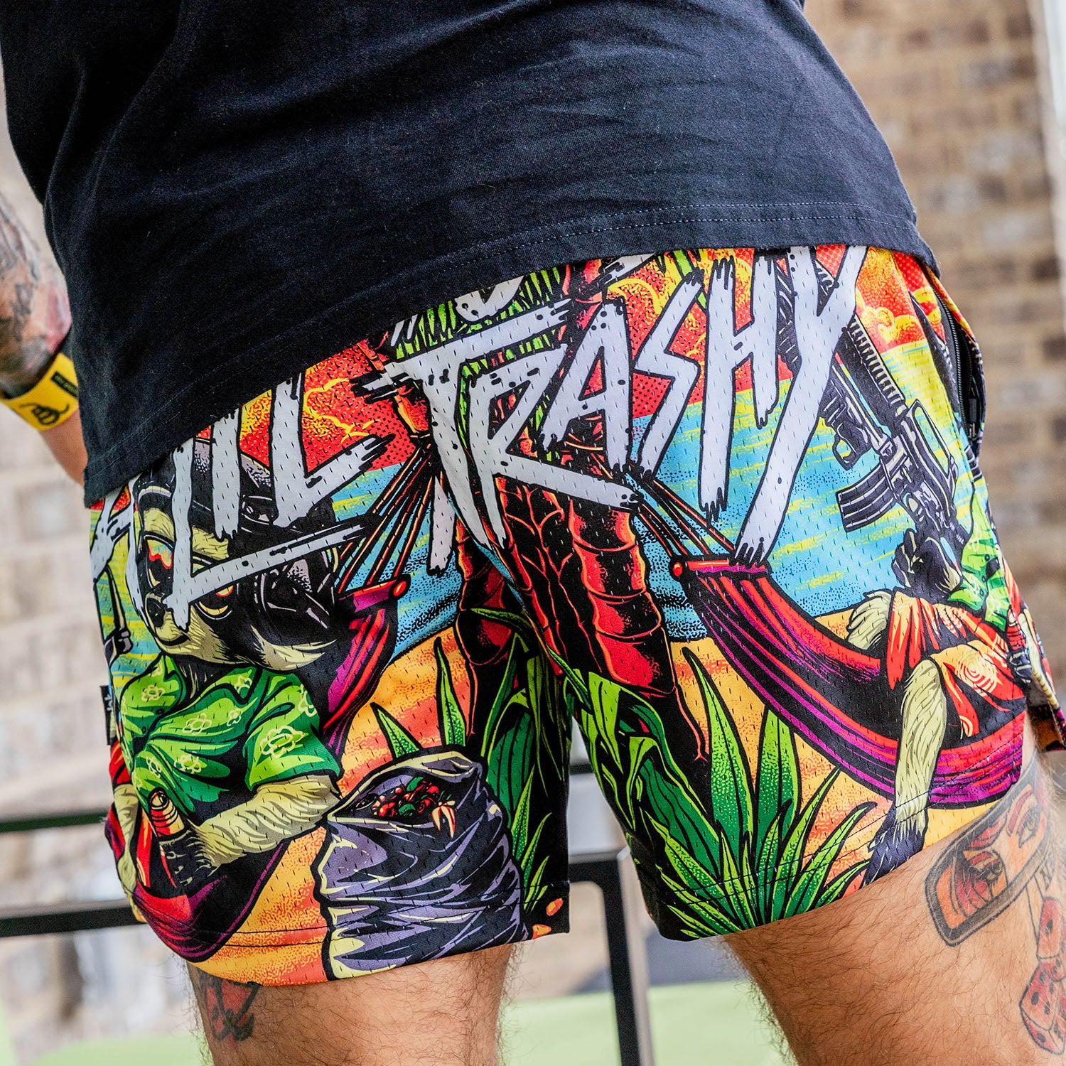 Mid Thigh Mesh Training / Lifestyle Shorts | 5" - Image 198