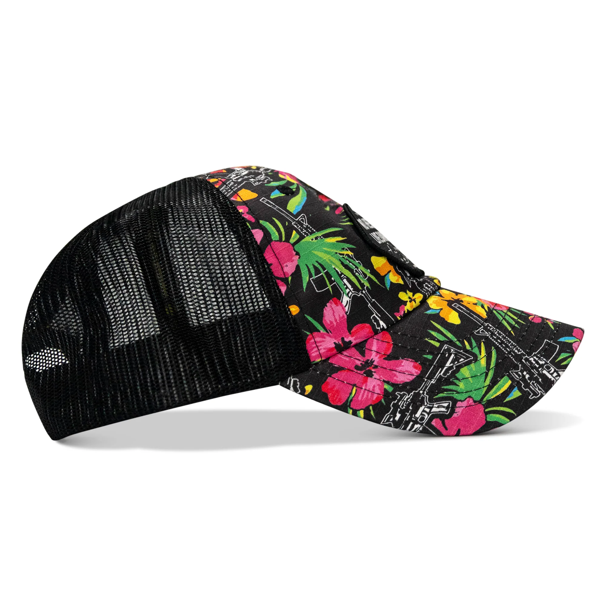 No Hesitation. Live Dangerous Patch Tactical Ripstop Mesh Snapback Hat - Image 19