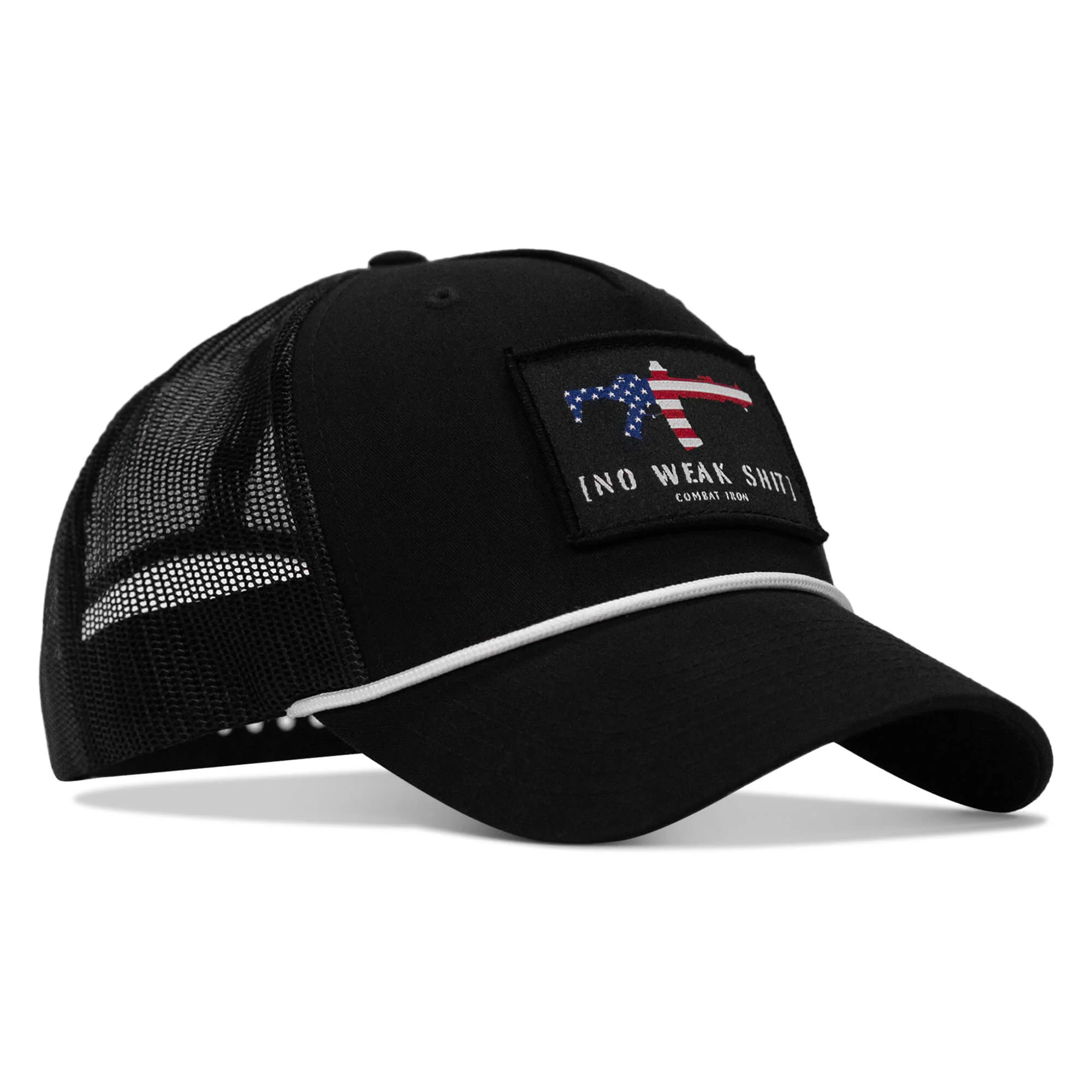 No Weak Shit Patch Rope Snapback Hat - Image 2
