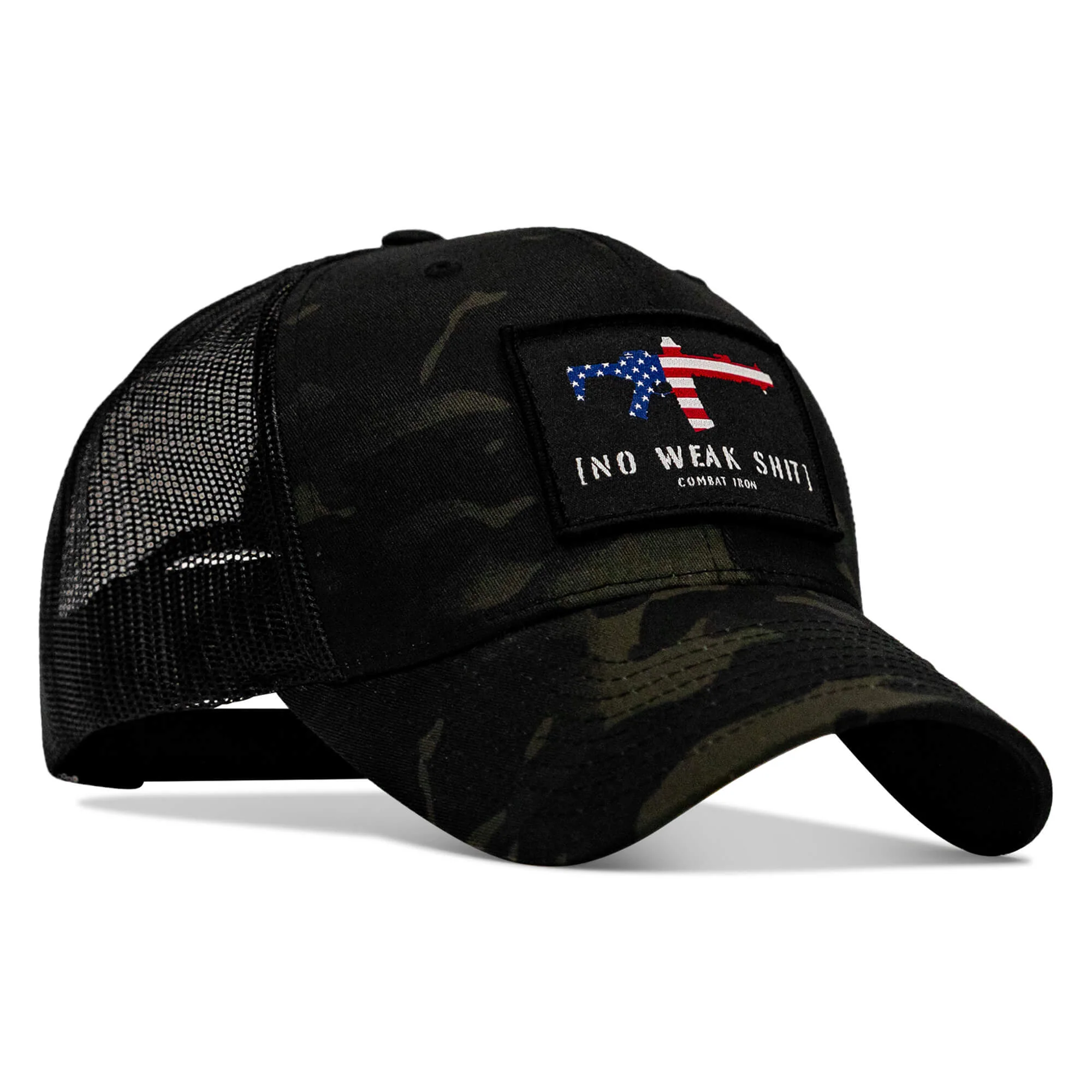 No Weak Shit Patch Snapback Hat - Image 2