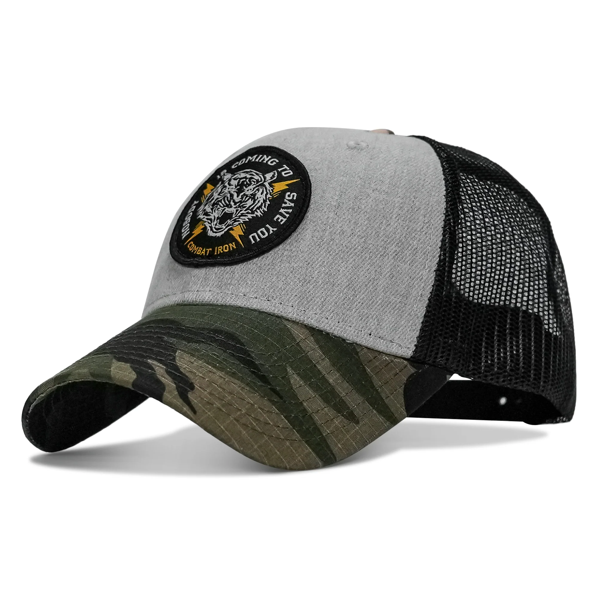 Nobody Is Coming To Save You Patch Original Ripstop Snapback Hat - Image 10
