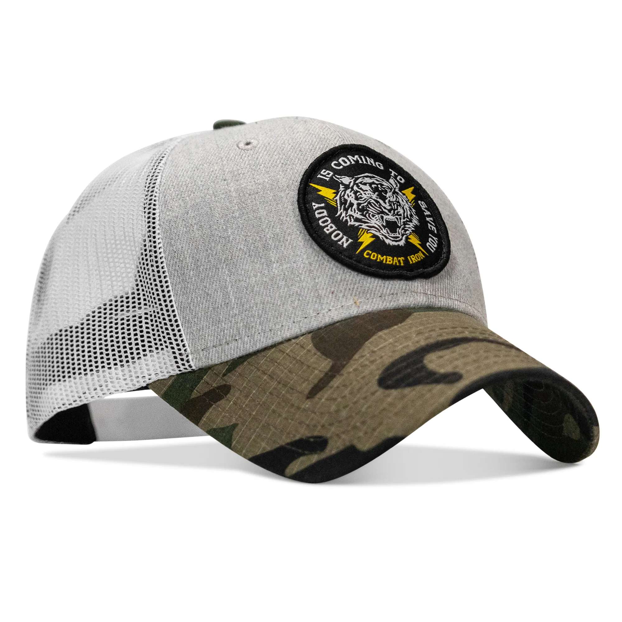 Nobody Is Coming To Save You Patch Original Ripstop Snapback Hat - Image 15