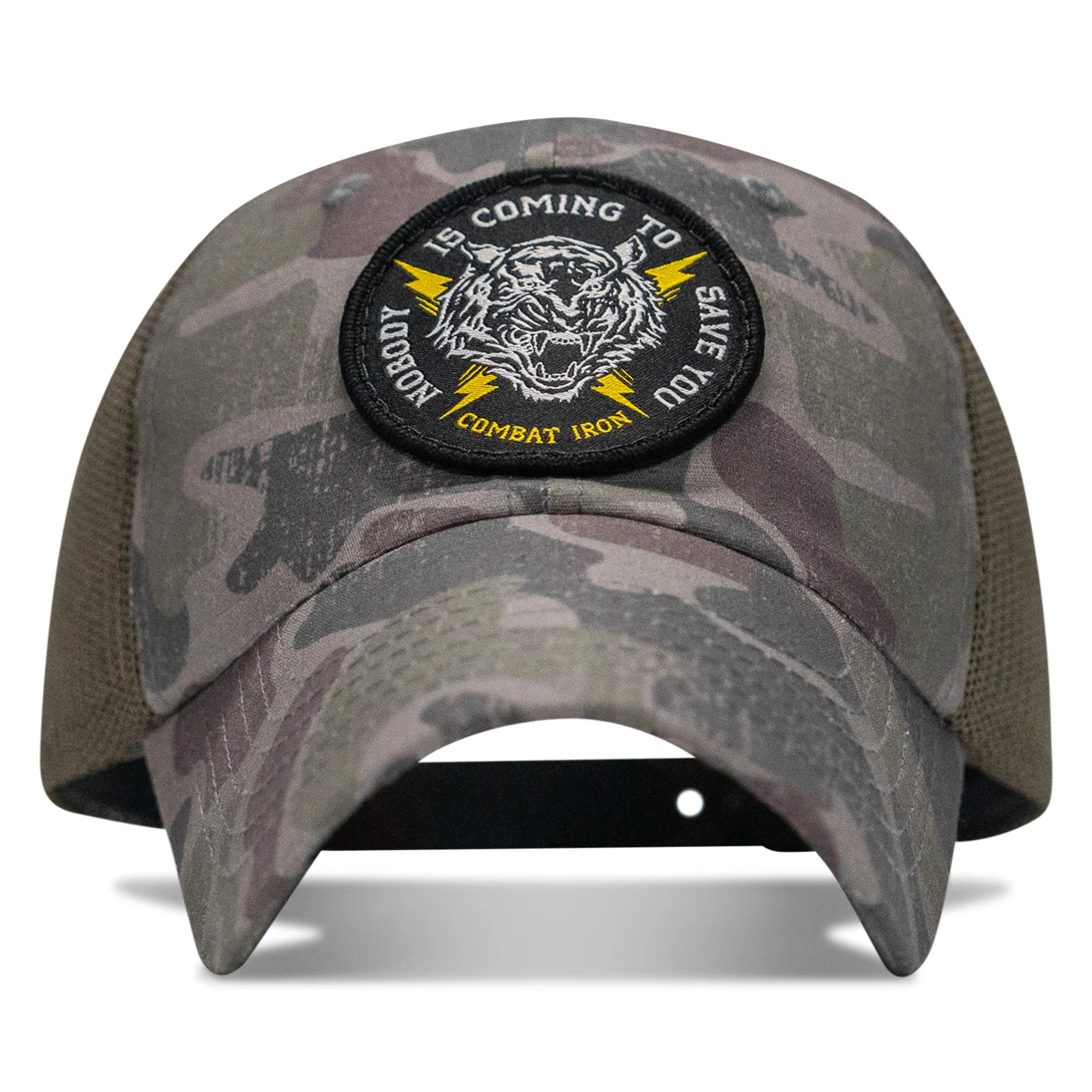 Nobody is Coming To Save You Patch Tactical Ripstop Mesh Snapback Hat - Image 22
