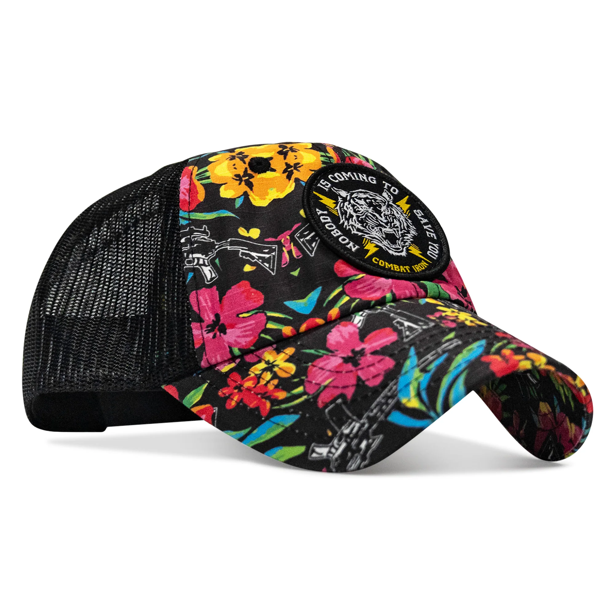 Nobody is Coming To Save You Patch Tactical Ripstop Mesh Snapback Hat - Image 3