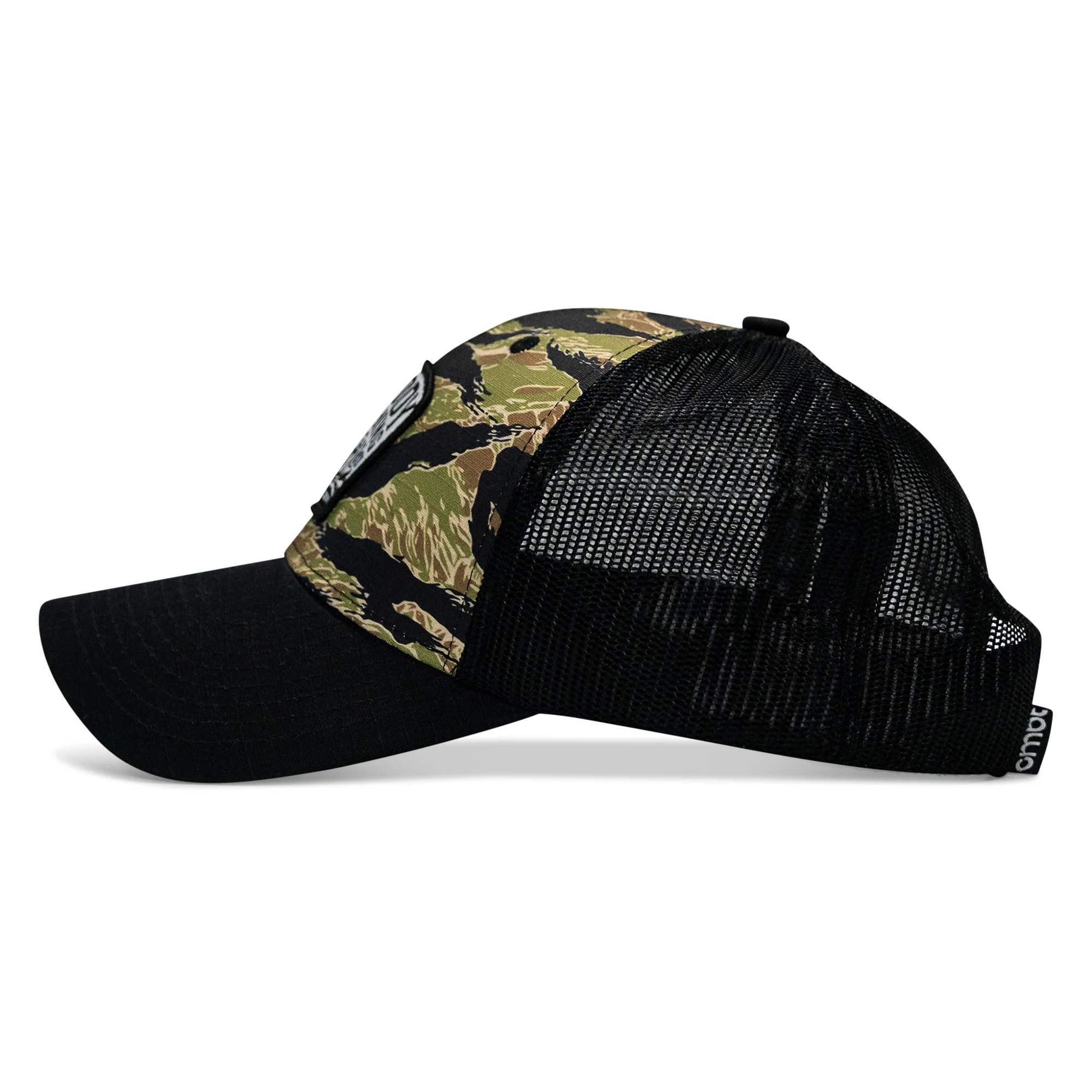 Nobody Is Coming To Save You Skull Patch Original Ripstop Snapback Hat - Image 5