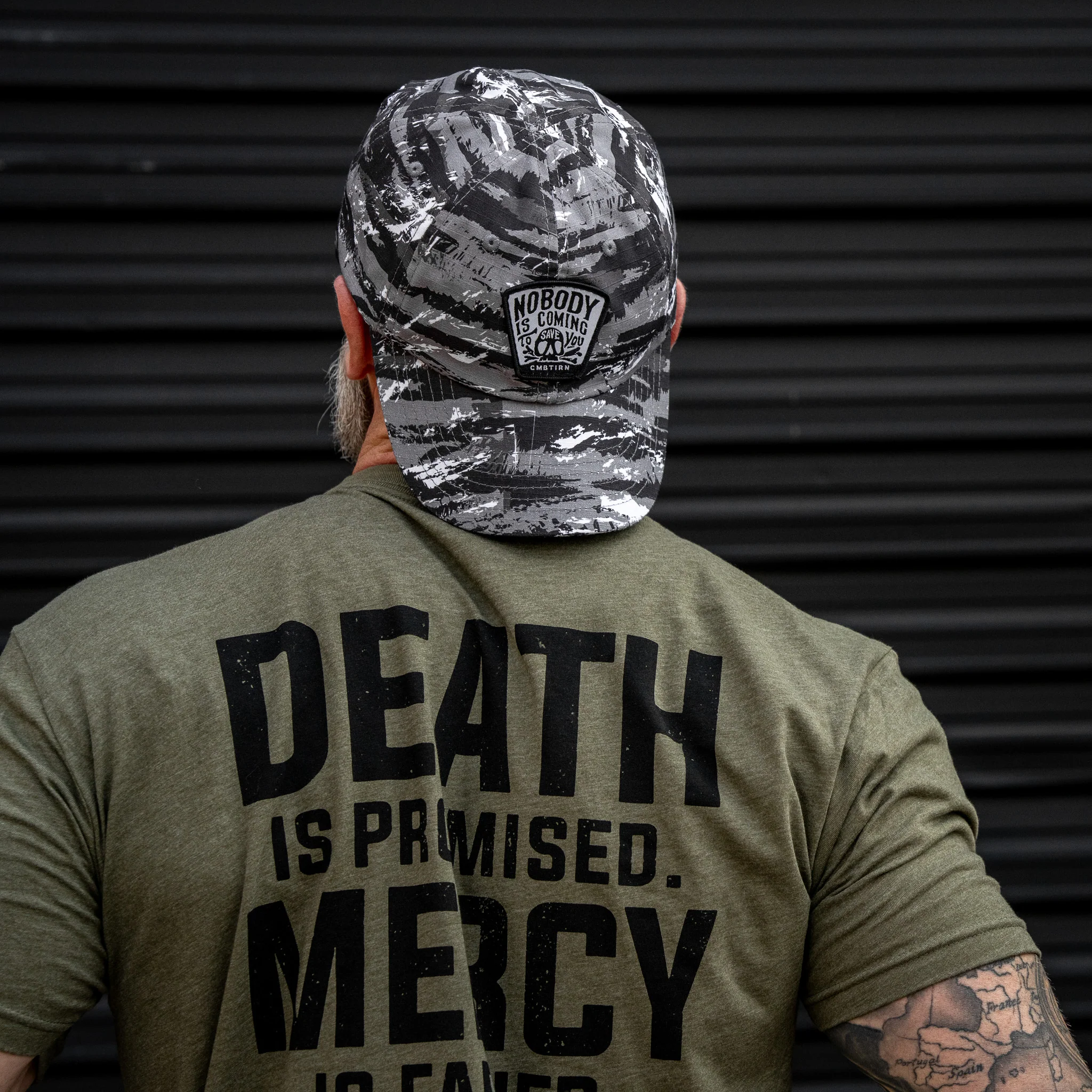 Nobody Is Coming To Save You Skull Patch Ripstop Snapback - Image 73