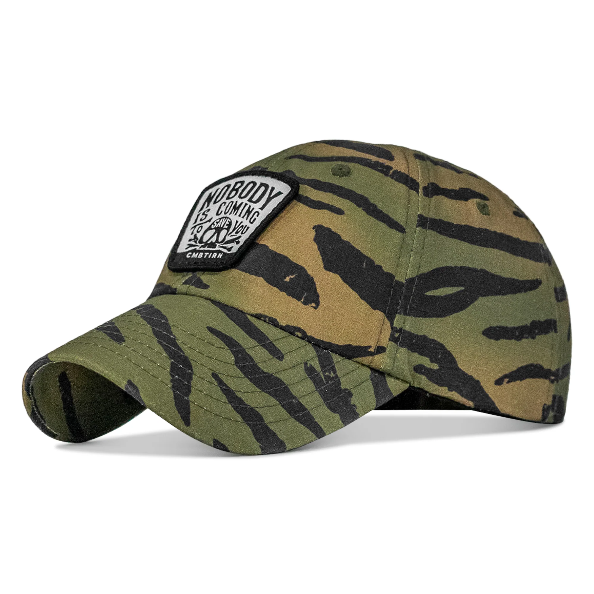 Nobody Is Coming To Save You Skull Patch Ripstop Snapback - Image 86