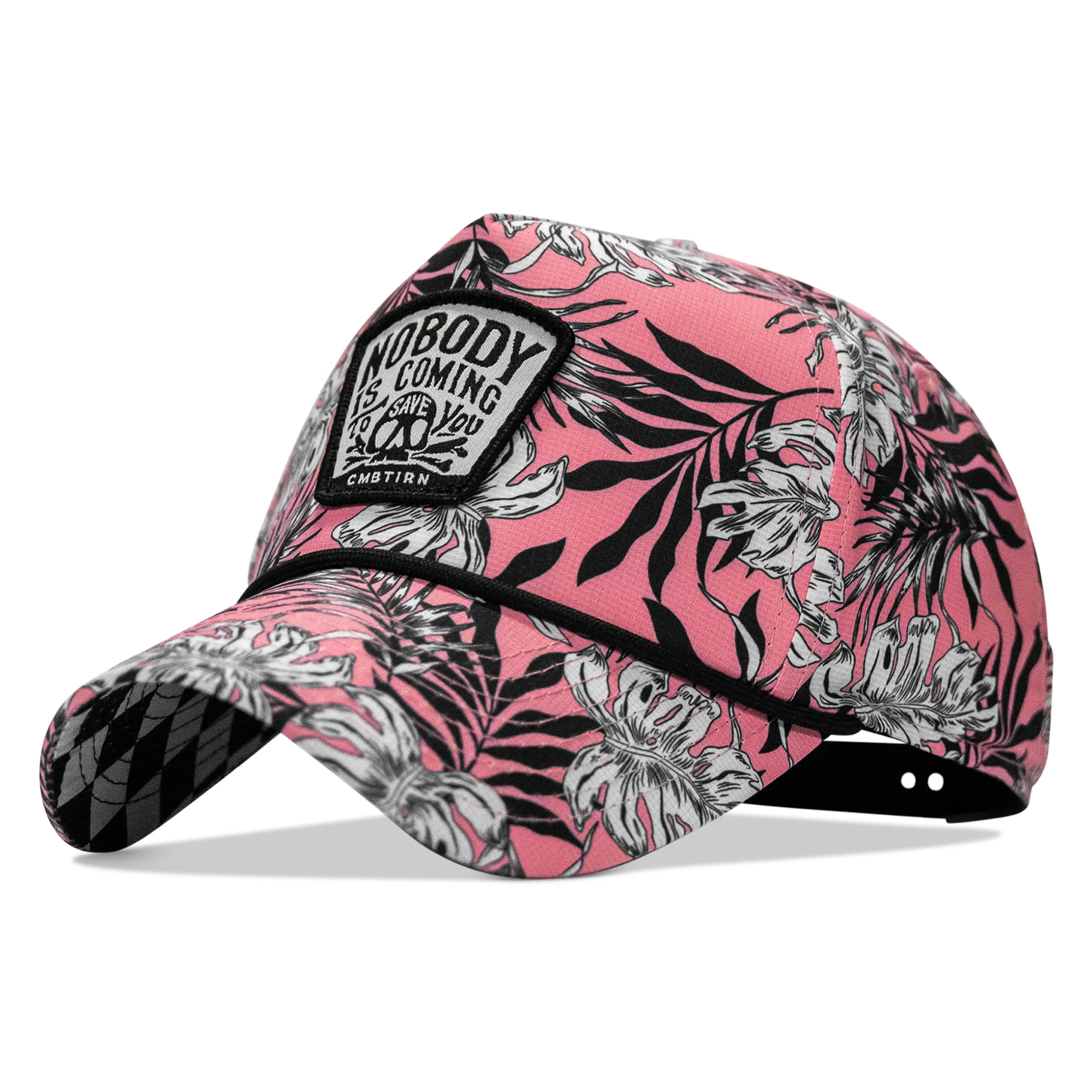 Nobody Is Coming To Save You Skull Patch Waterproof Weekender Snapback - Image 38