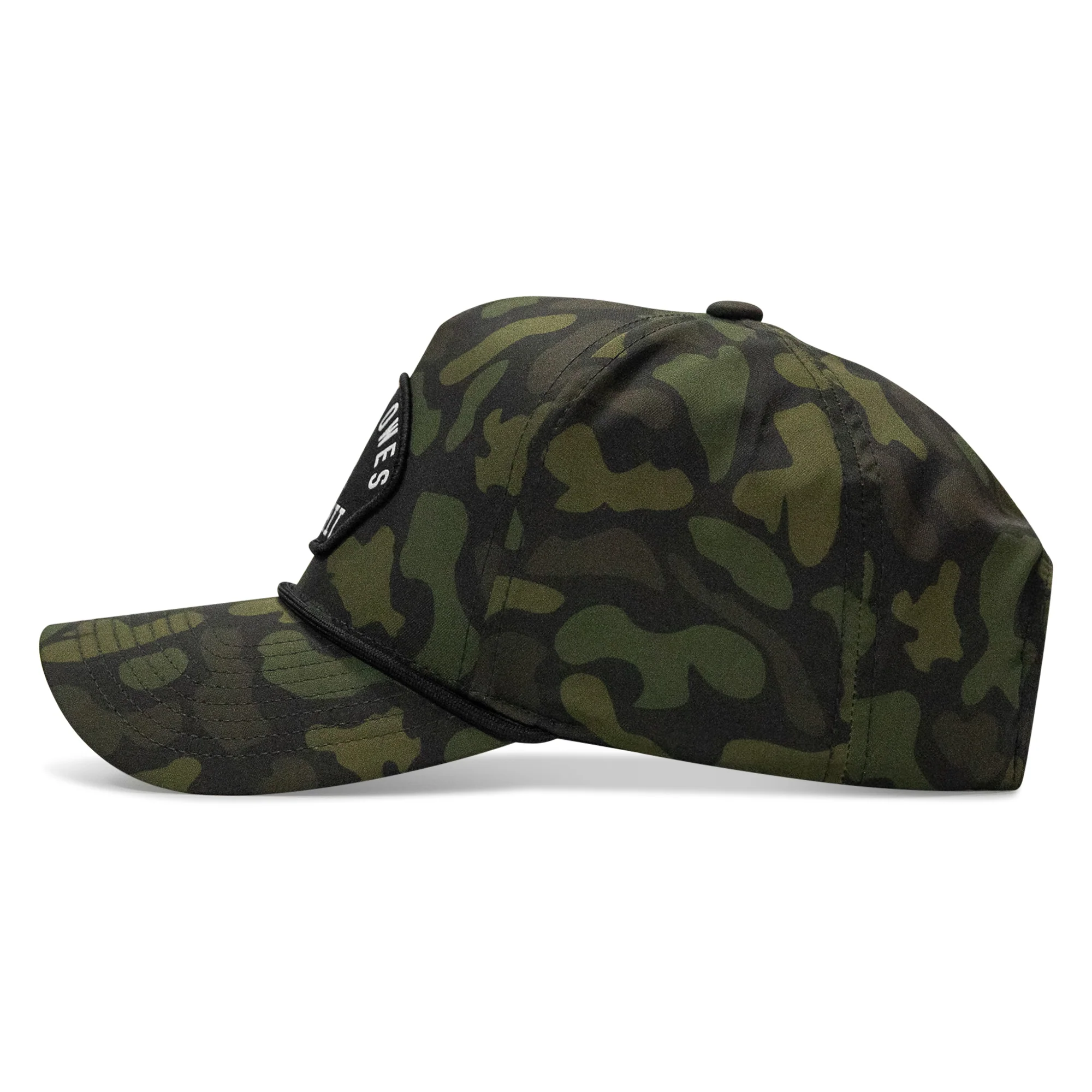 Nobody Owes You Shit 5 Pannel Rope Snapback Hat - Image 9